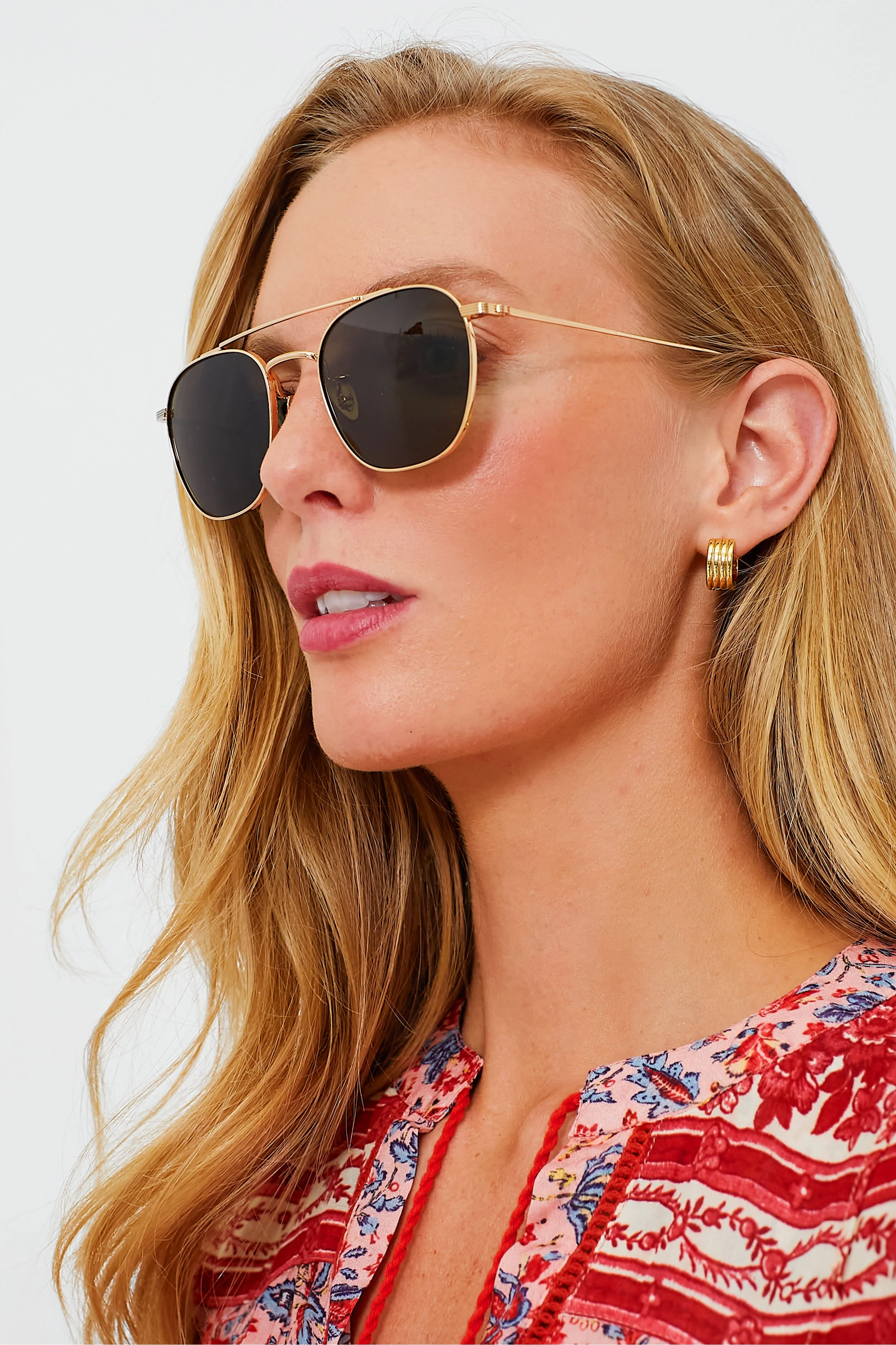 24k Titanium Polarized Earhart Sunglasses - Image 2
