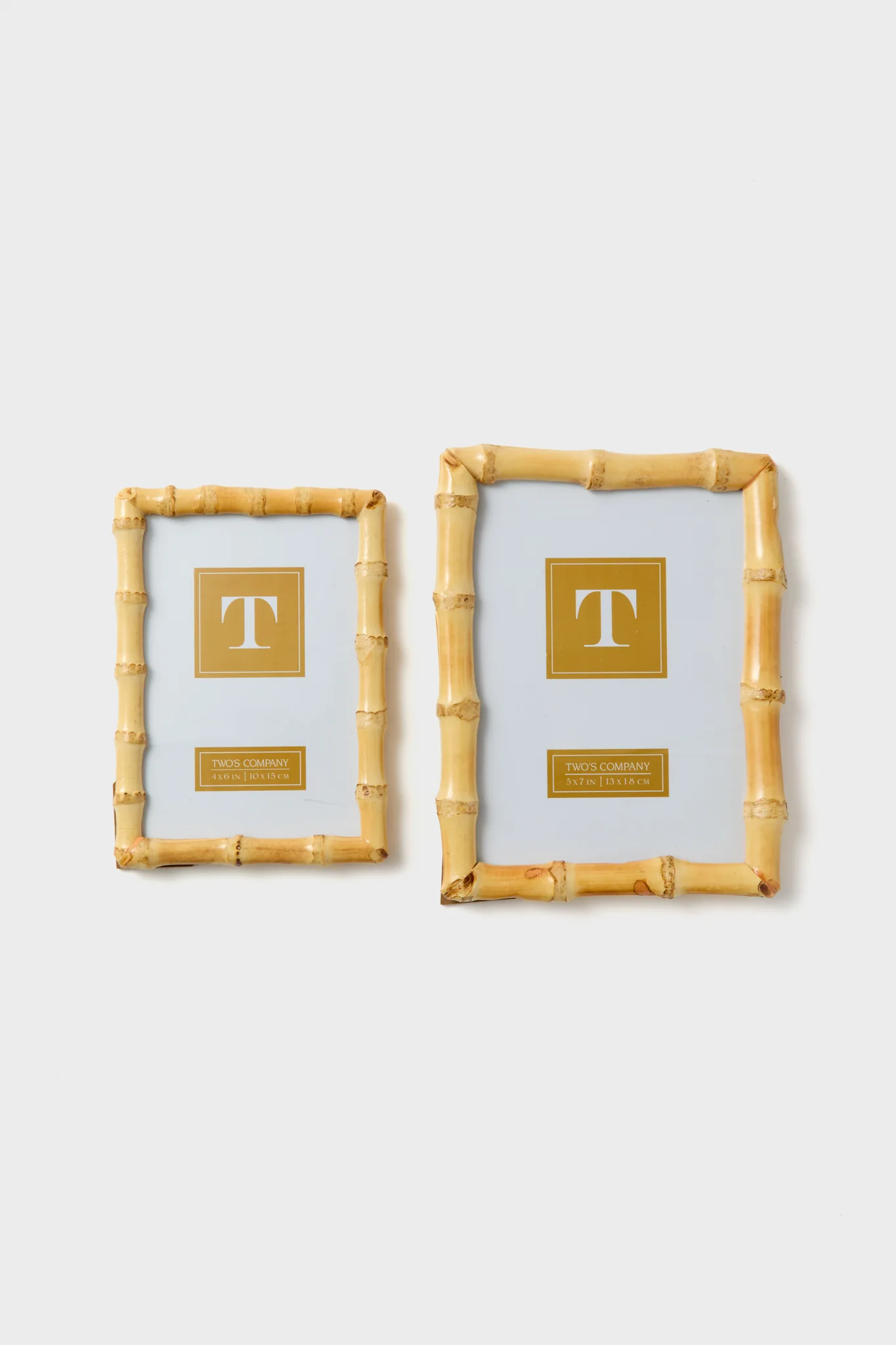 5x7 Blonde Natural Bamboo Finish Photo Frame - Image 2
