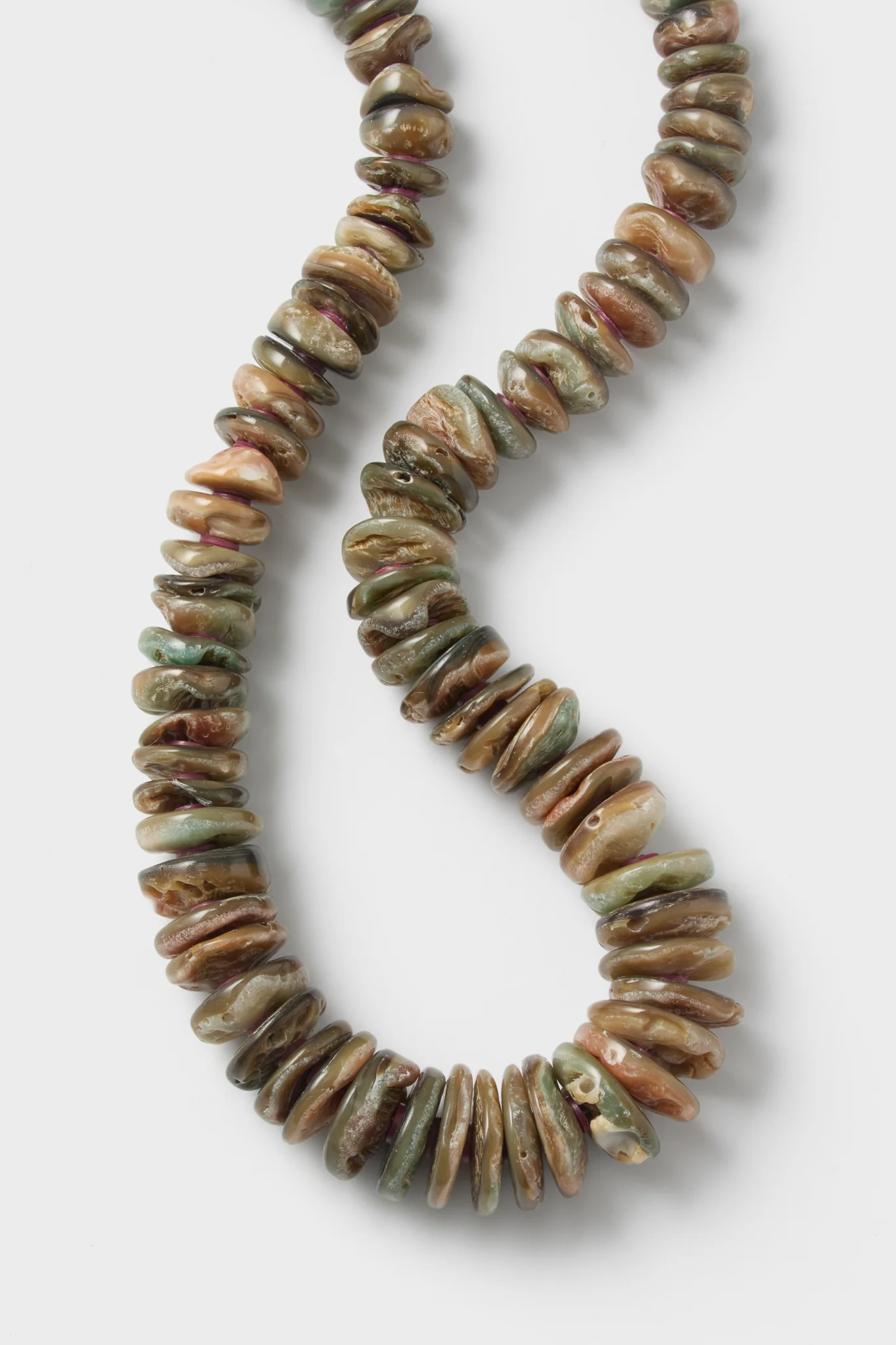 Abalone Shell Statement Necklace - Image 4