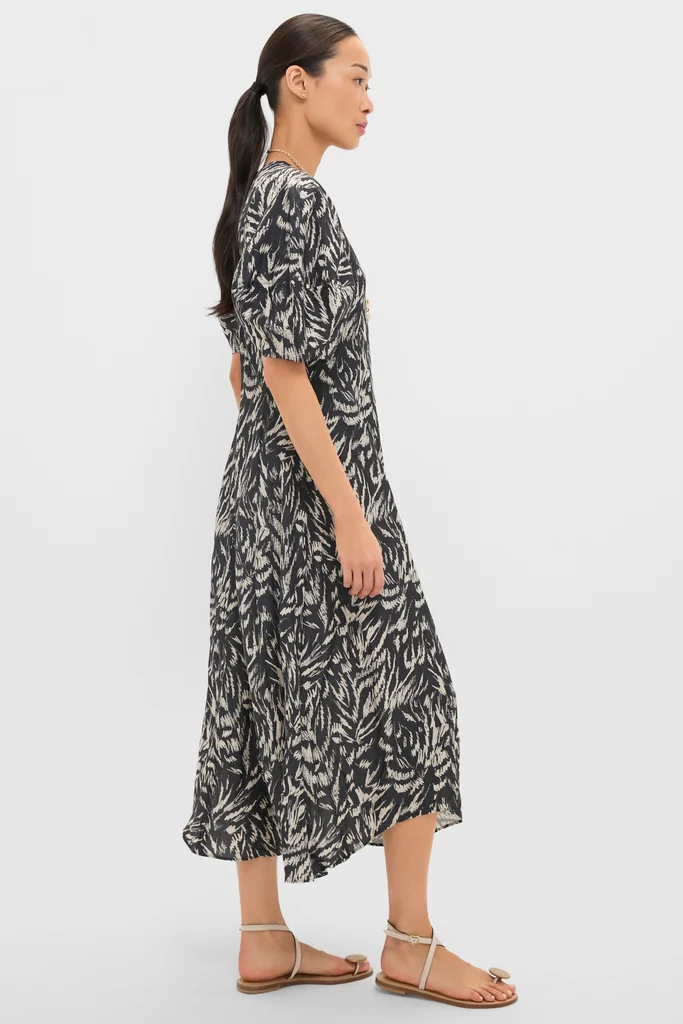 Abstract Animal Midnight Bettina Maxi - Image 3