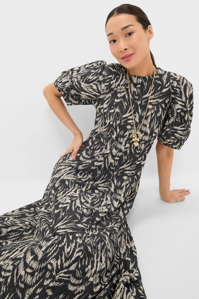 Abstract Animal Midnight Bettina Maxi - Image 6