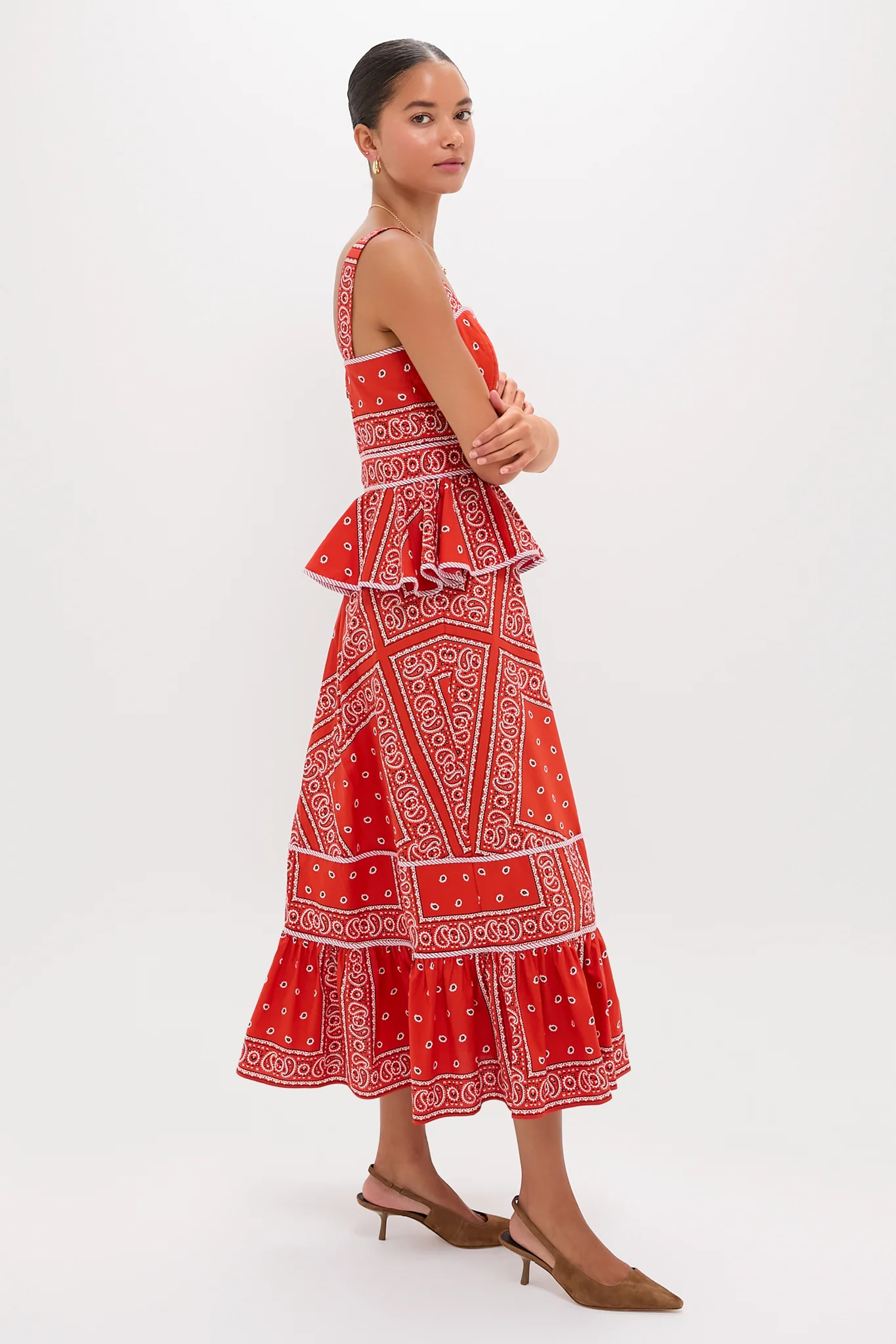 Aces Wild Red Lacey Dress - Image 3