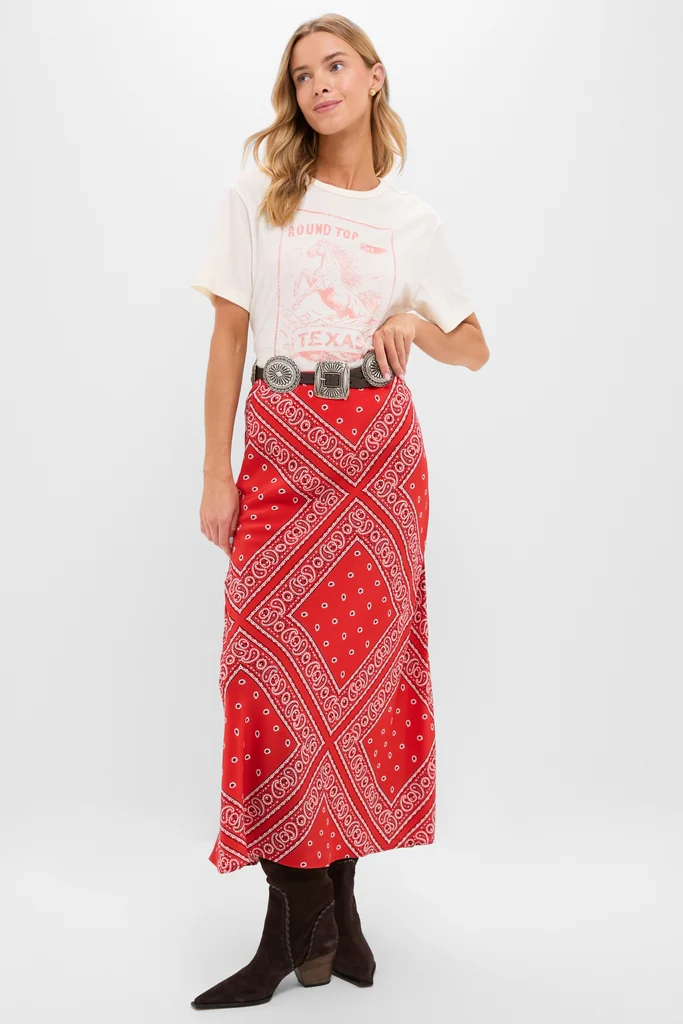 Aces Wild Red Suki Skirt - Image 6