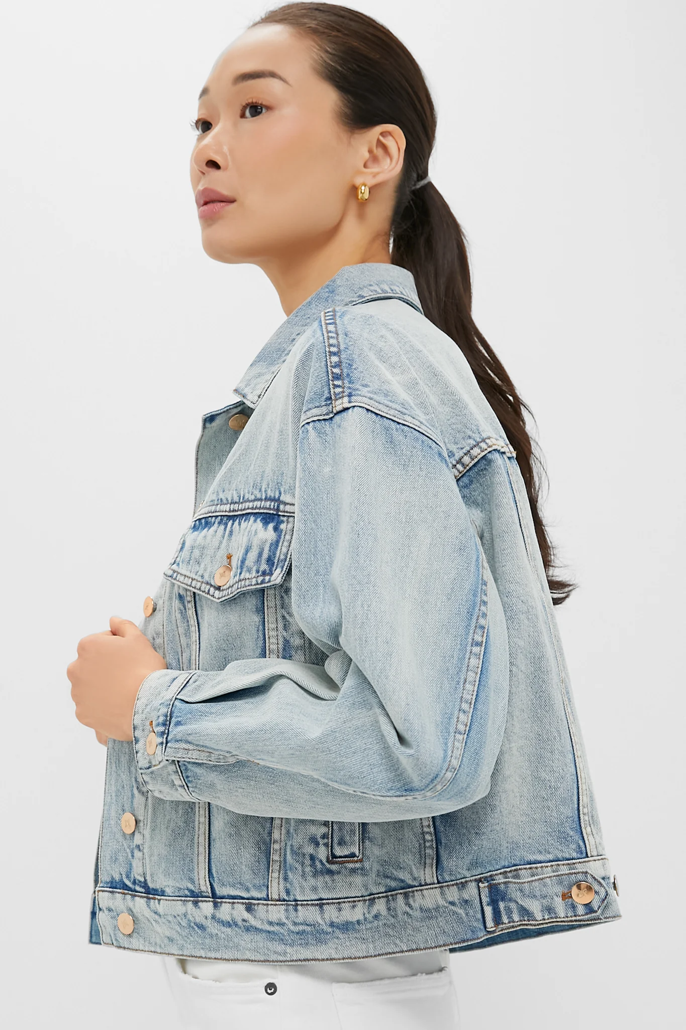 Acid Wash Denim Archie Jacket - Image 4