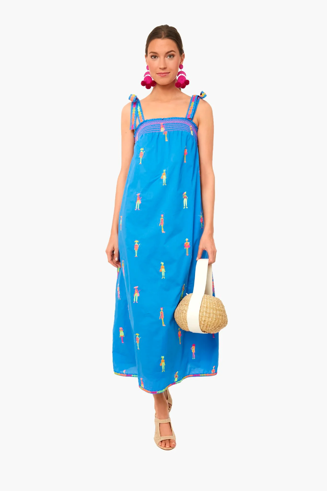 Africa Blue Hot Lips Dress - Image 2