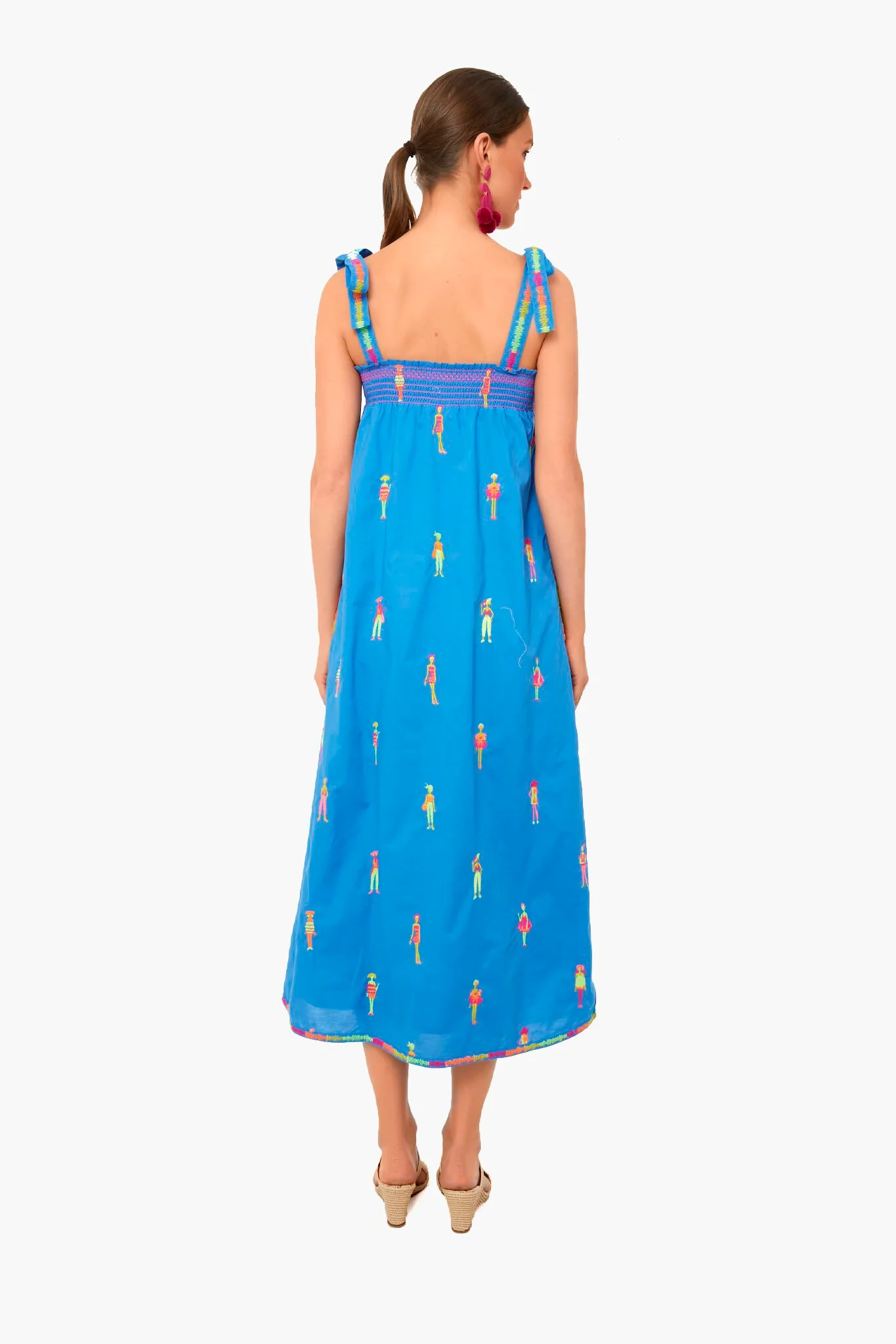 Africa Blue Hot Lips Dress - Image 4