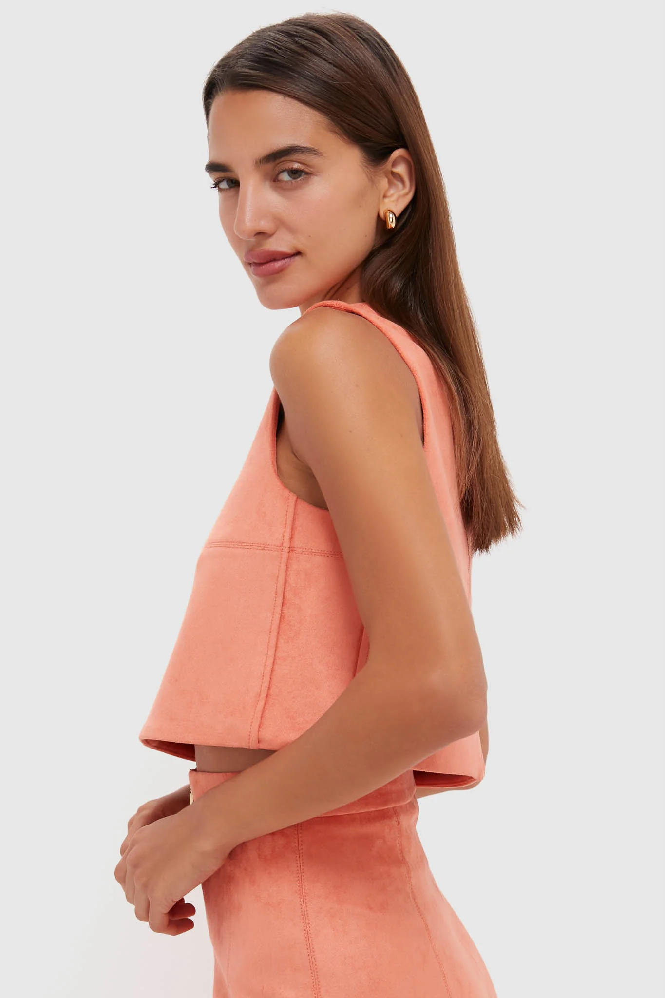 Amber Suede Marni Top - Image 3