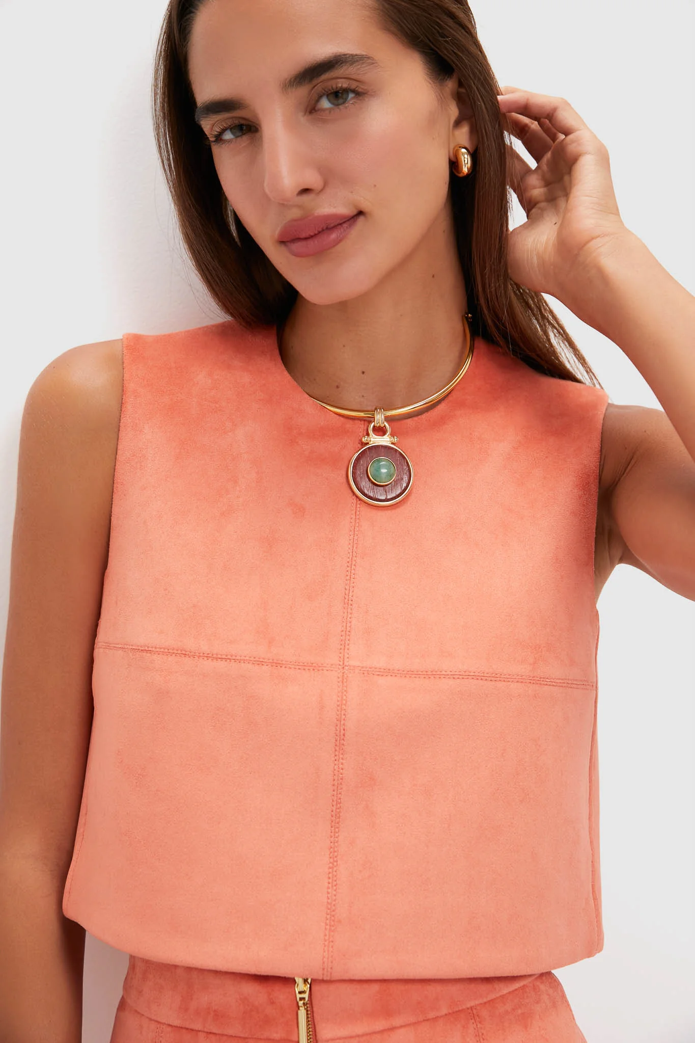 Amber Suede Marni Top - Image 5