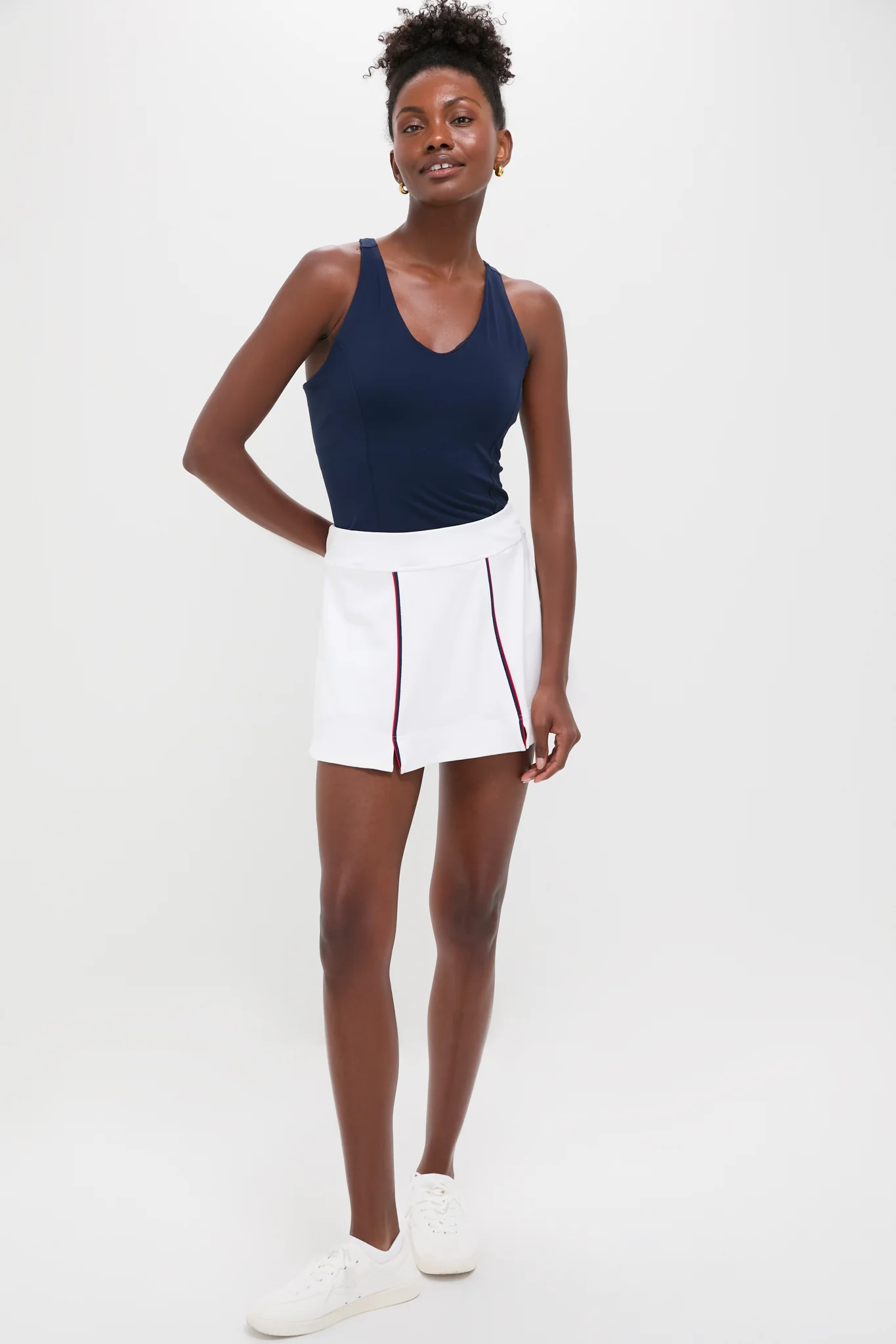Americana Piped 13 Inch Willis Tennis Skirt - Image 6
