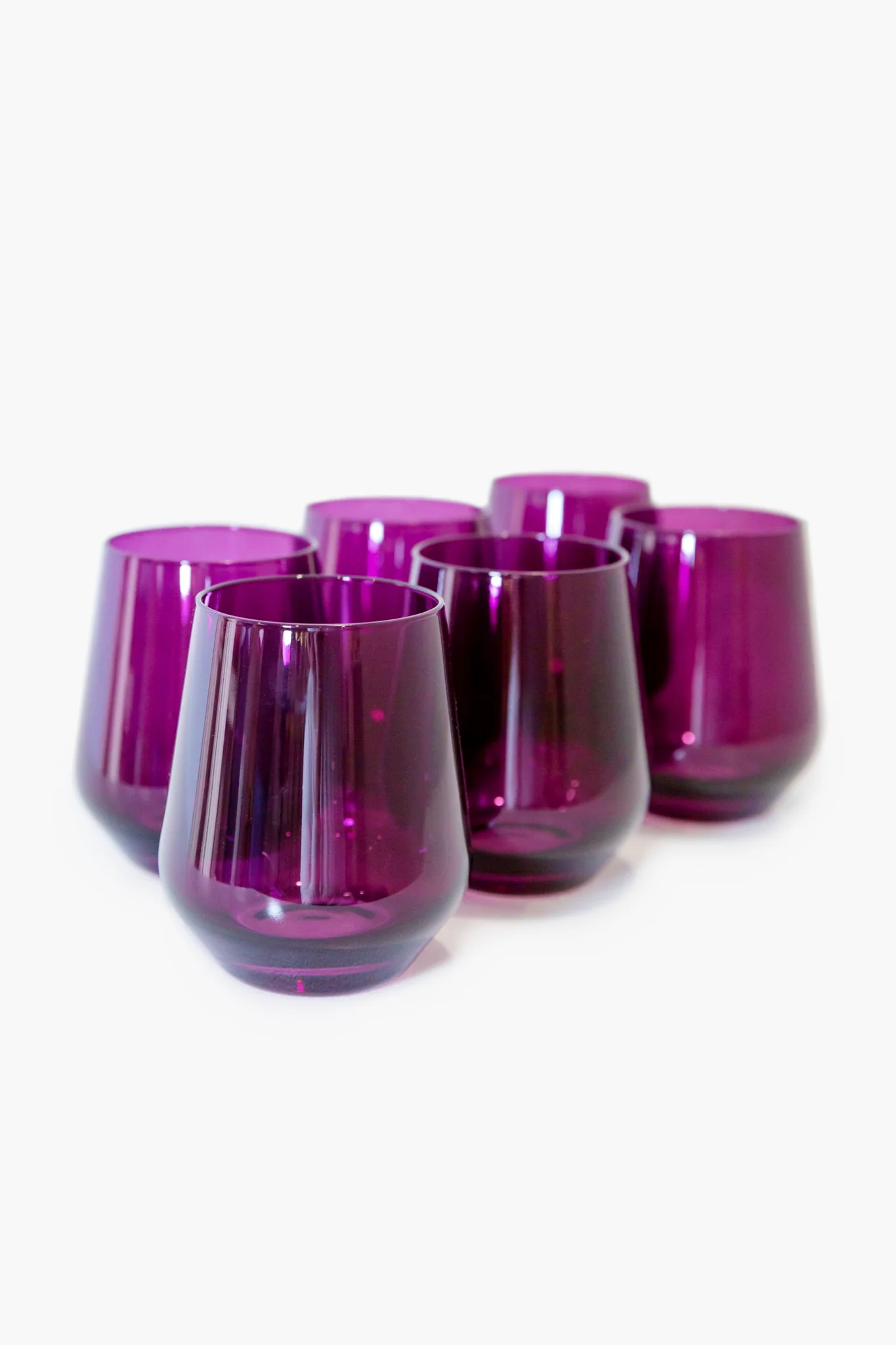 Amethyst Stemless Wine Glasses (Set of 6) - Image 2