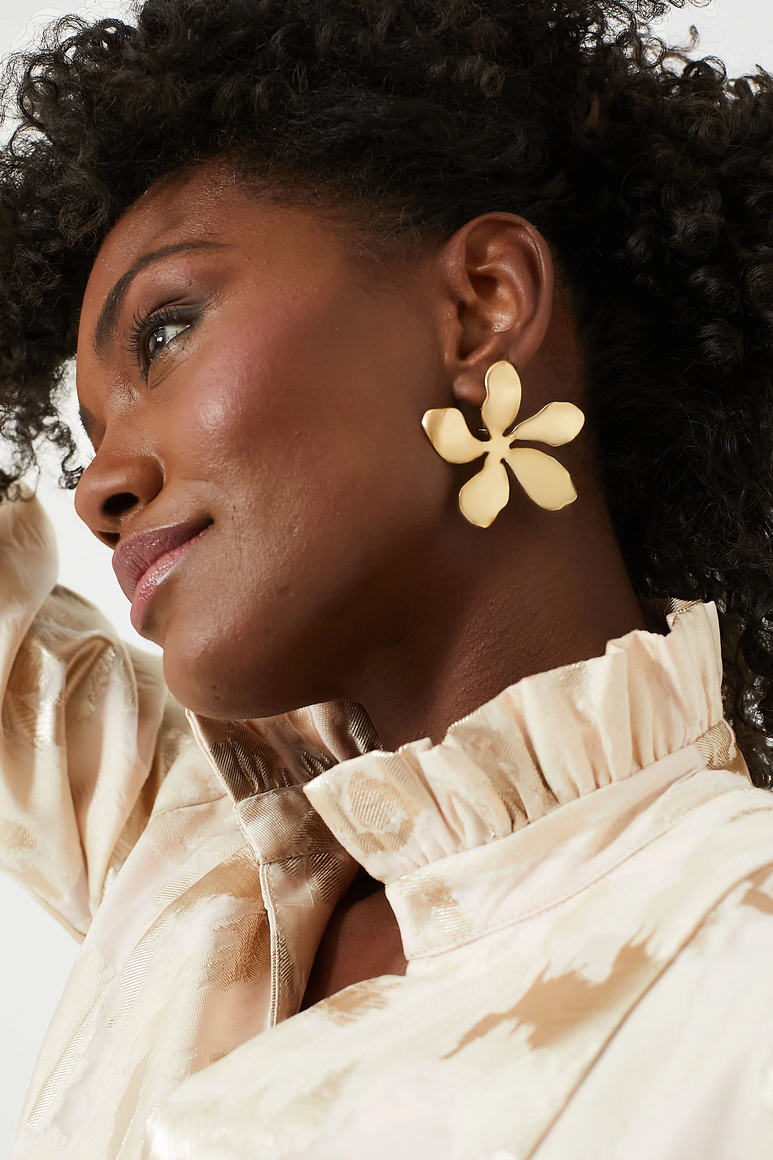Antique Gold Tangier Earrings - Image 2