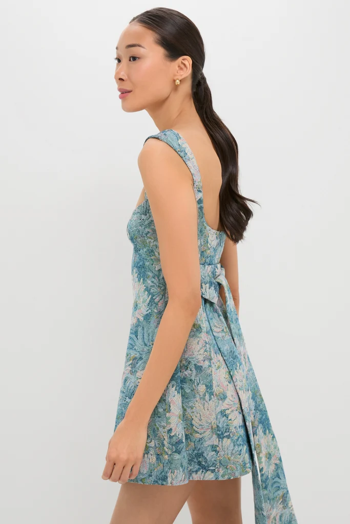 Aquarelle Jacquard Rue Mini Dress - Image 3