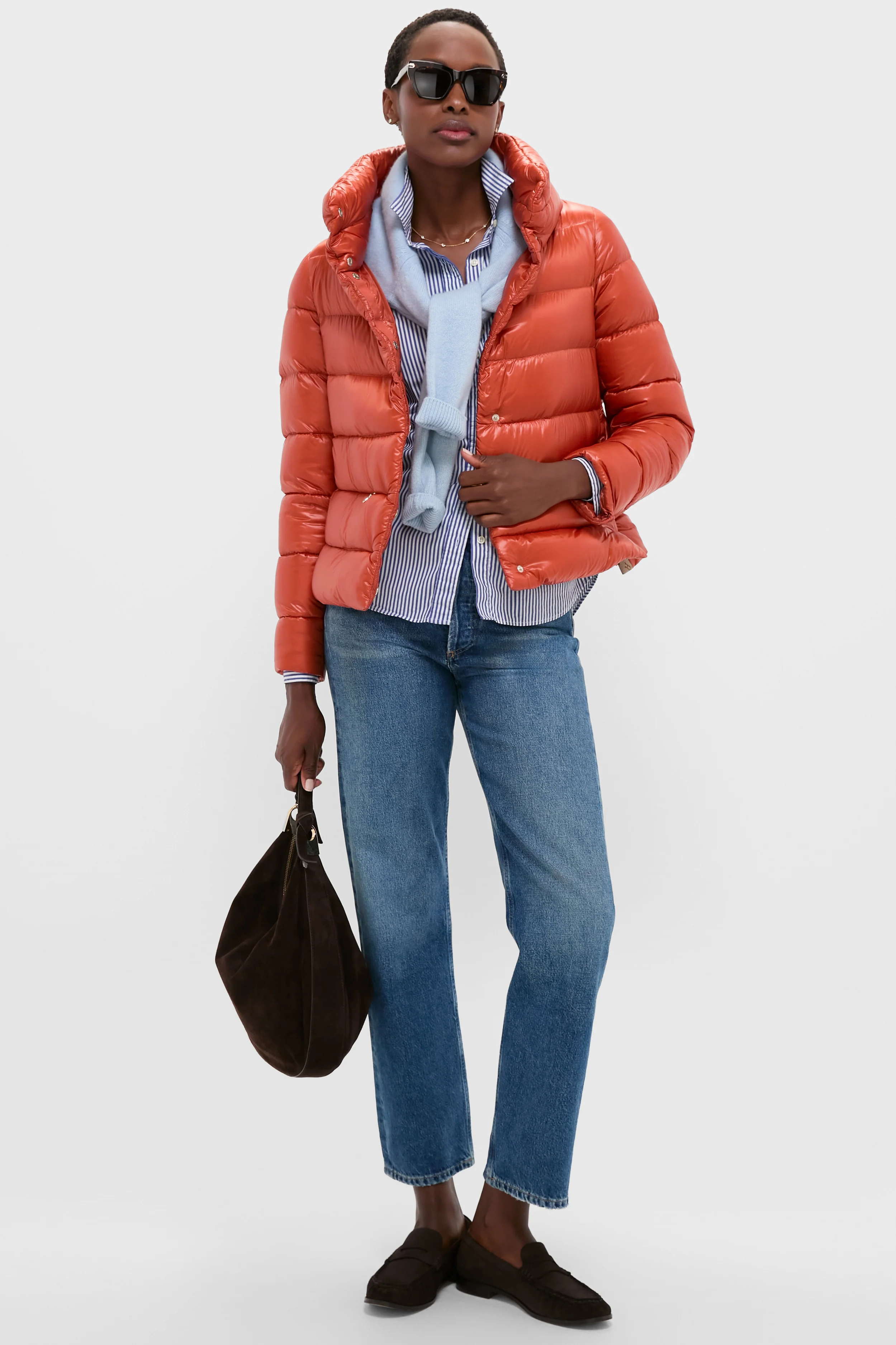 Arancione Nylon Ultralight Jacket - Image 2