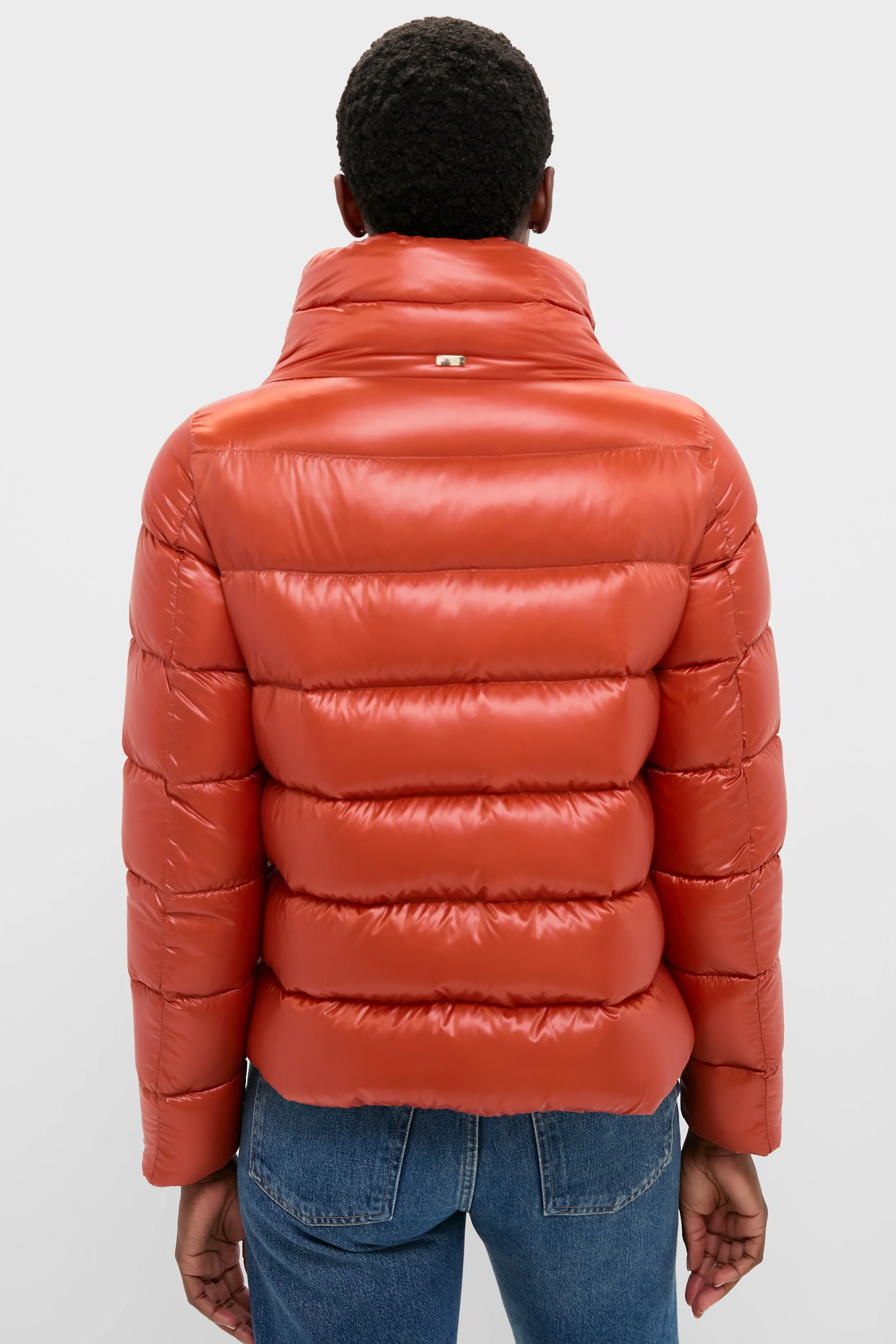 Arancione Nylon Ultralight Jacket - Image 4