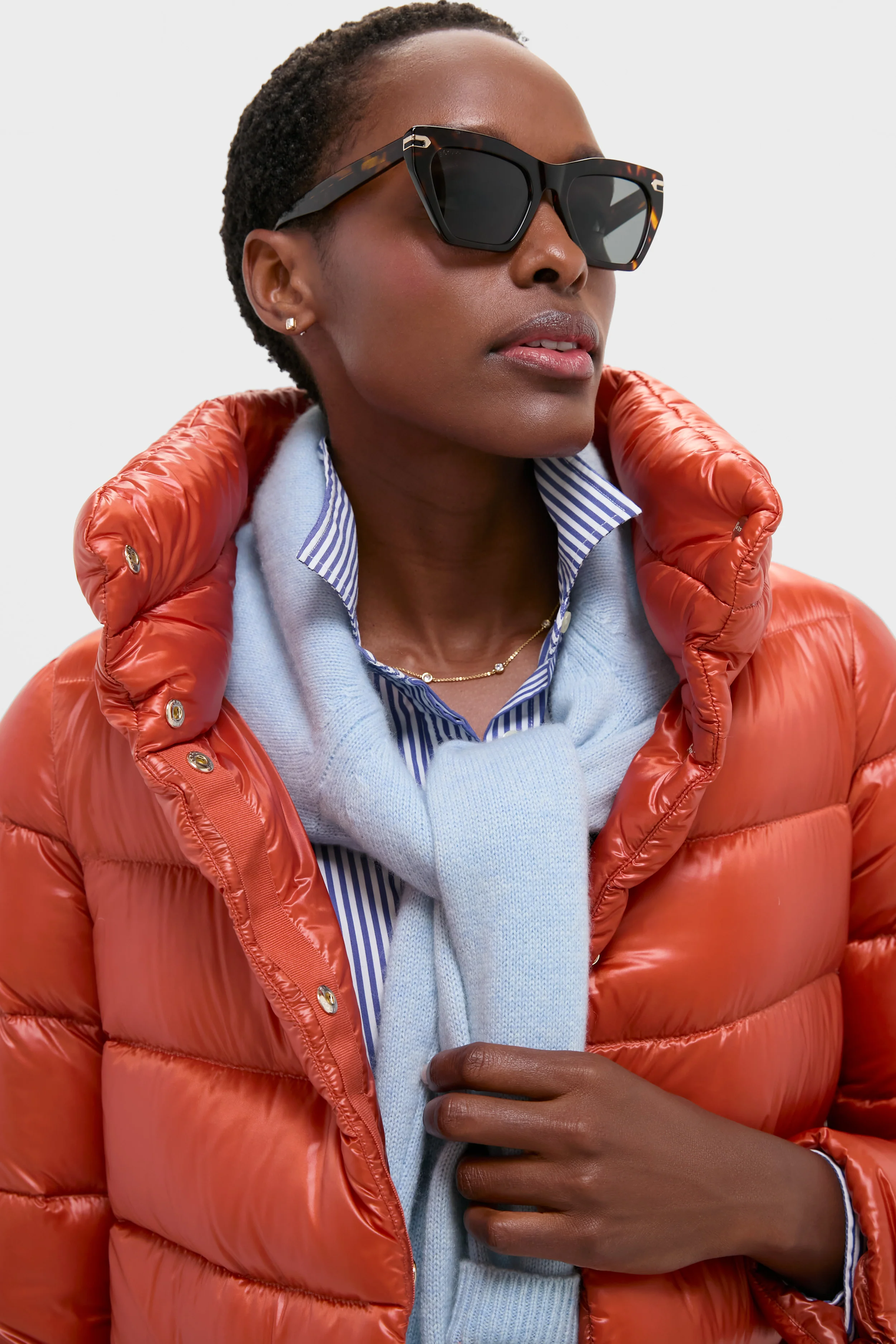 Arancione Nylon Ultralight Jacket - Image 5