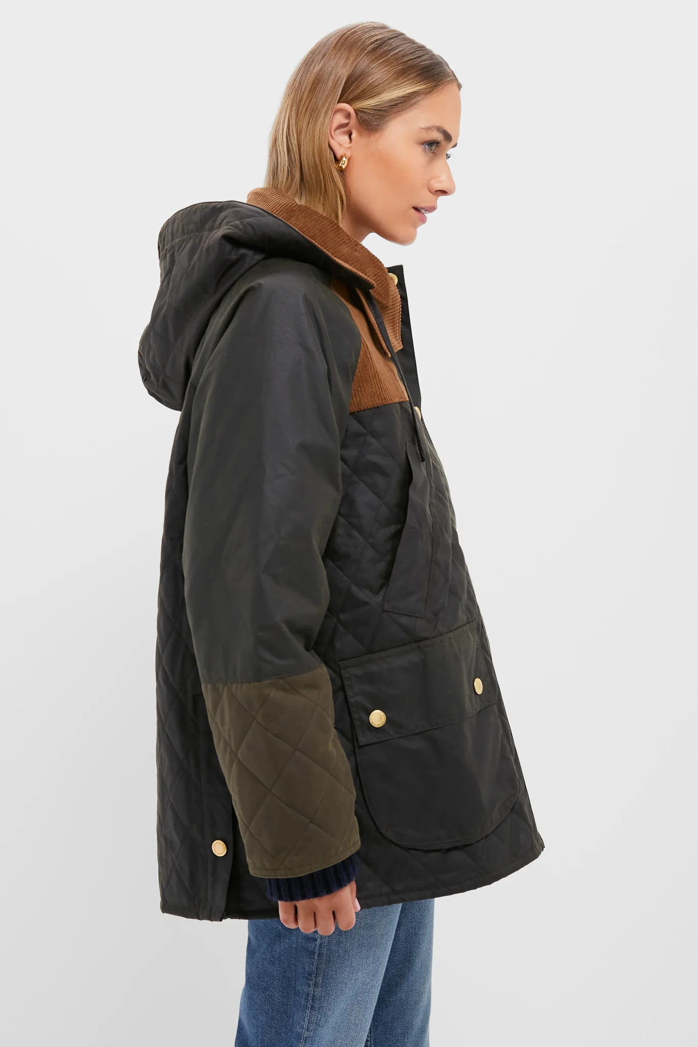 Archive Olive and Beech Imelda Wax Jacket - Image 3