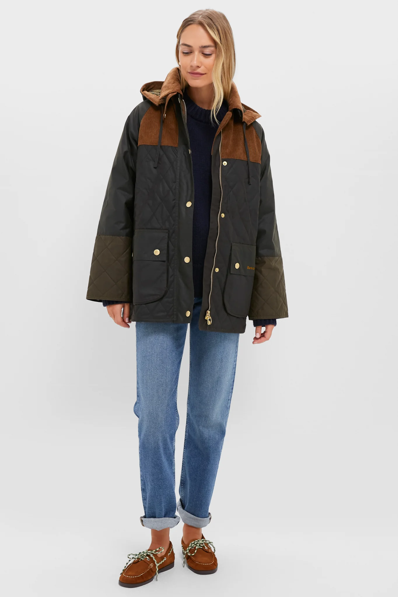 Archive Olive and Beech Imelda Wax Jacket - Image 6