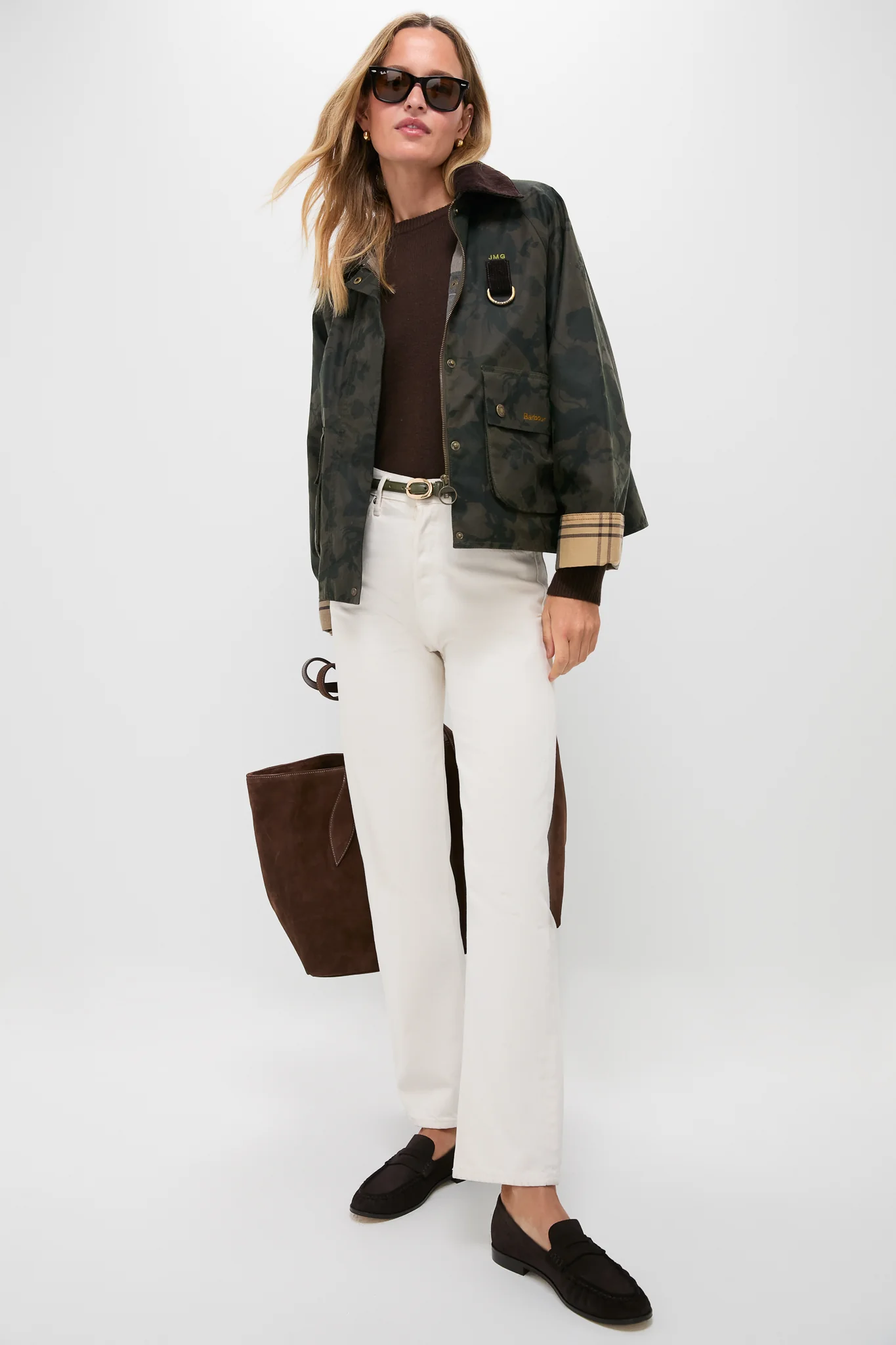 Archive Olive Barbour x Tuckernuck Beverly Wax Jacket - Image 3