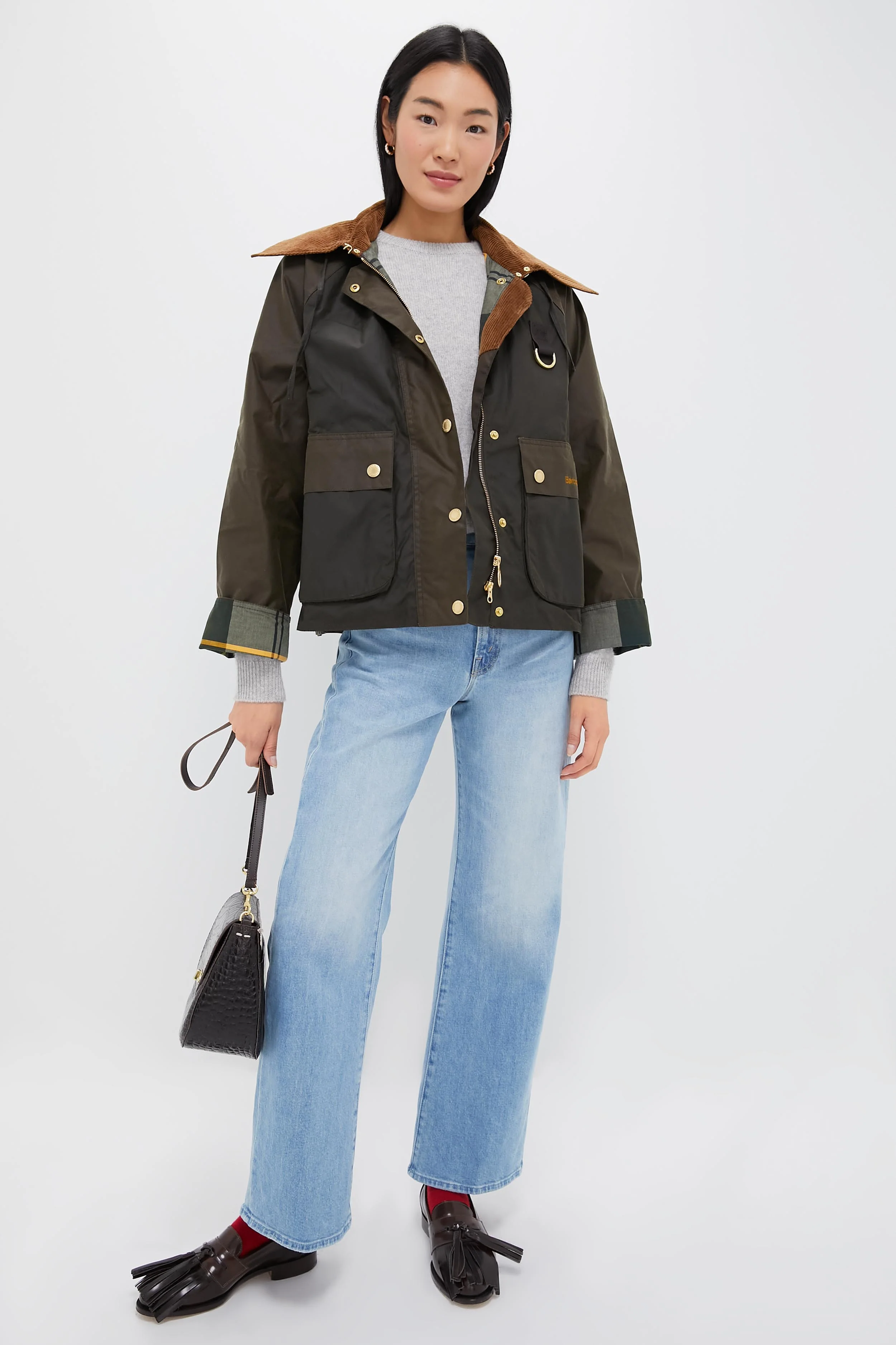Archive Olive Reighton Wax Jacket - Image 2