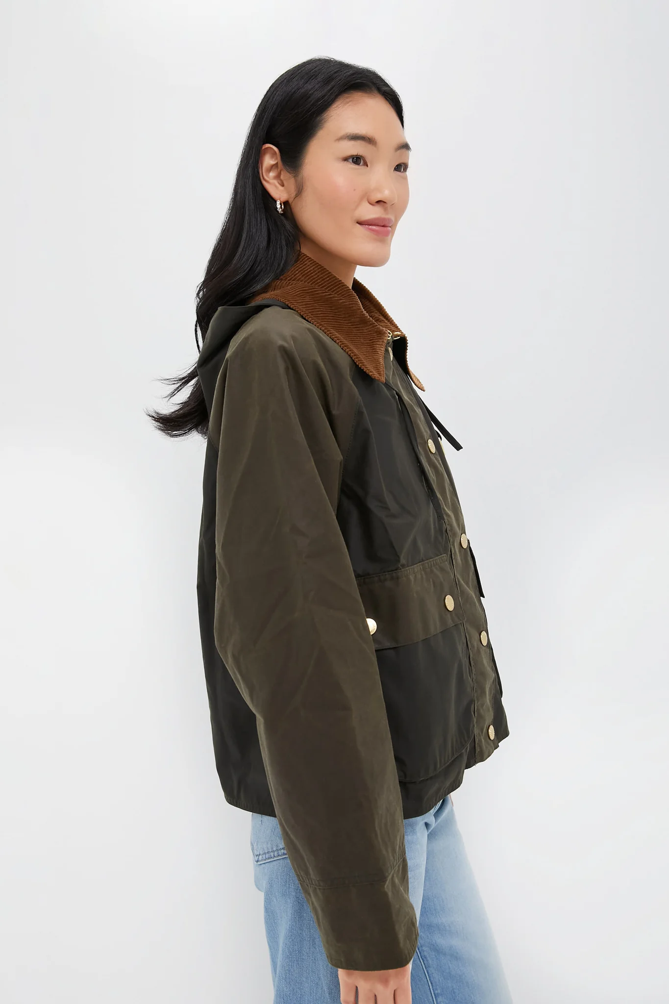 Archive Olive Reighton Wax Jacket - Image 3