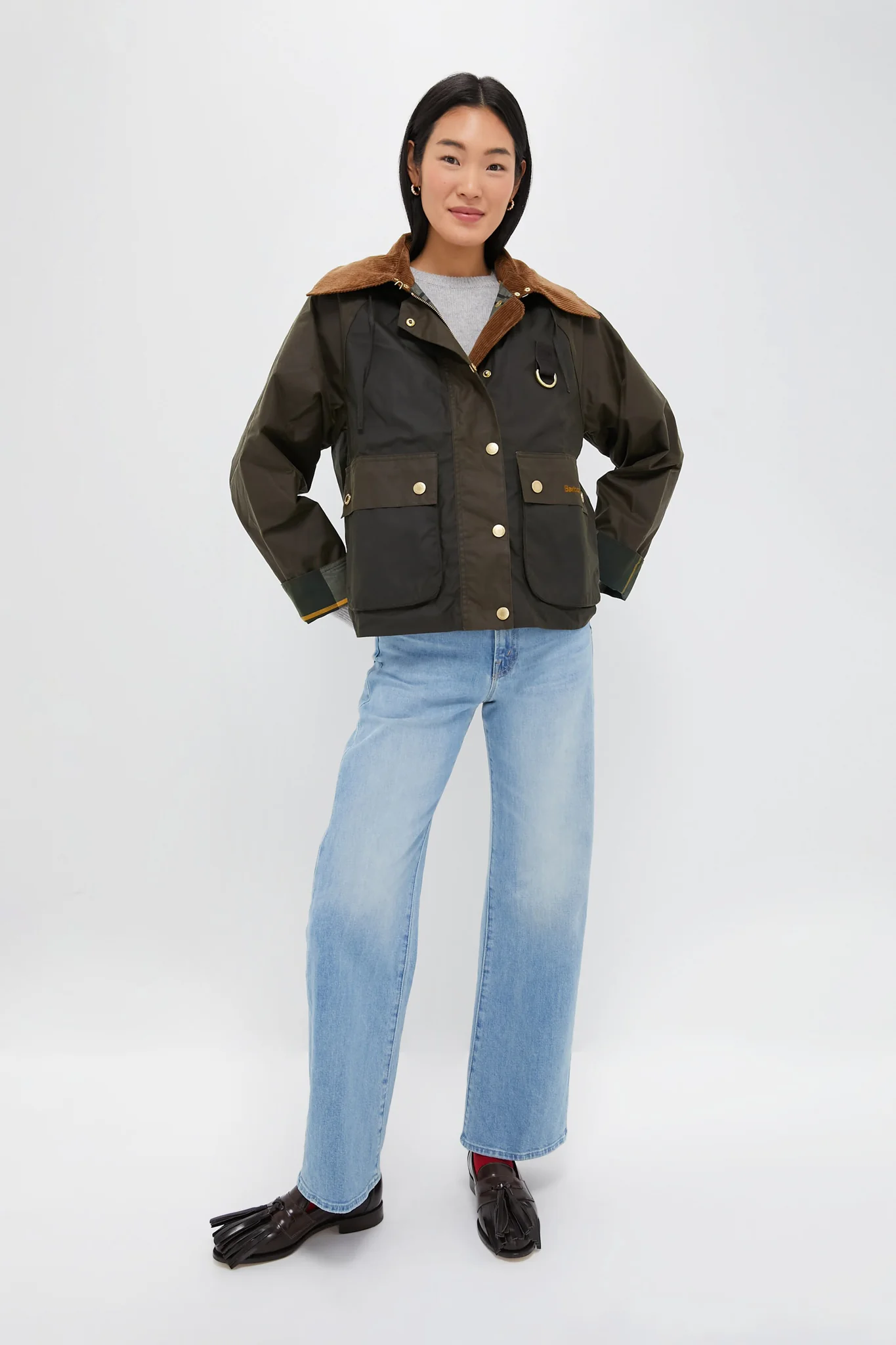 Archive Olive Reighton Wax Jacket - Image 6