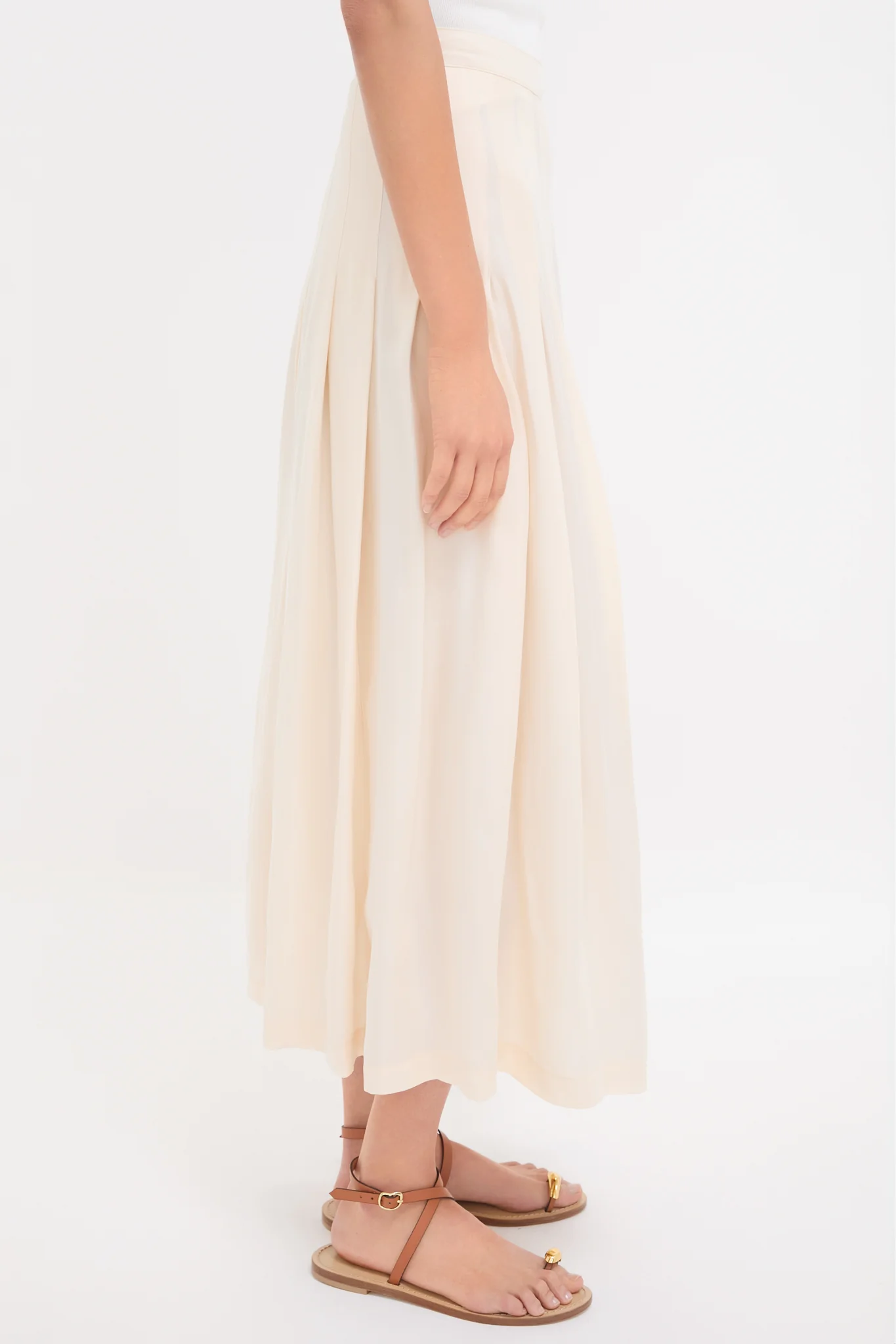 Arctic Wolf Atelier Pleated Maxi Skirt - Image 3