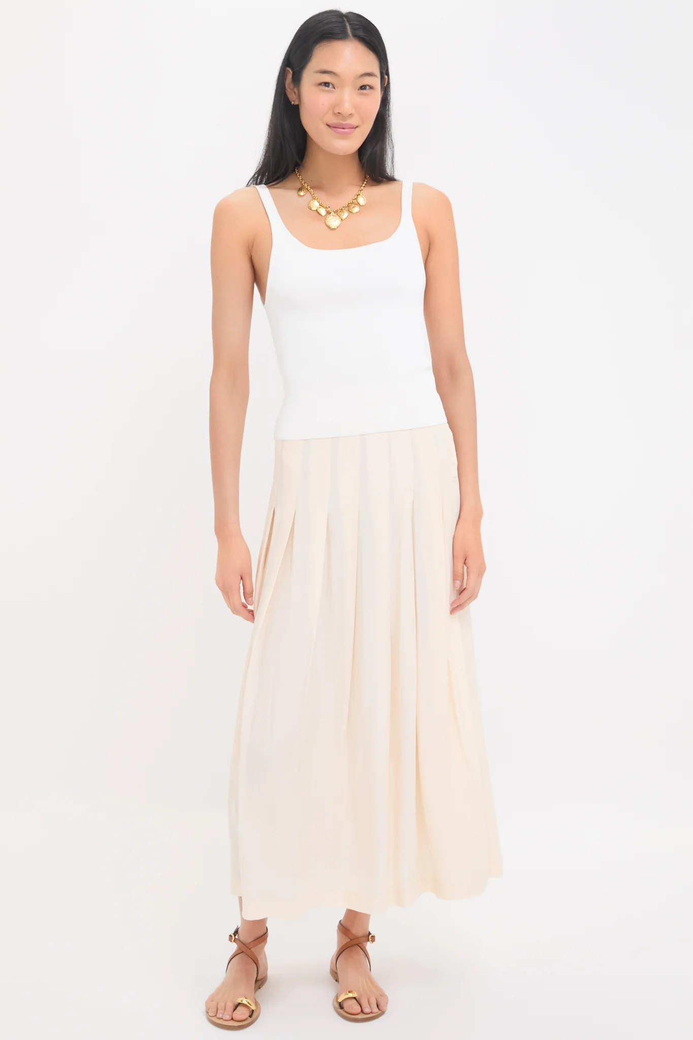 Arctic Wolf Atelier Pleated Maxi Skirt - Image 7