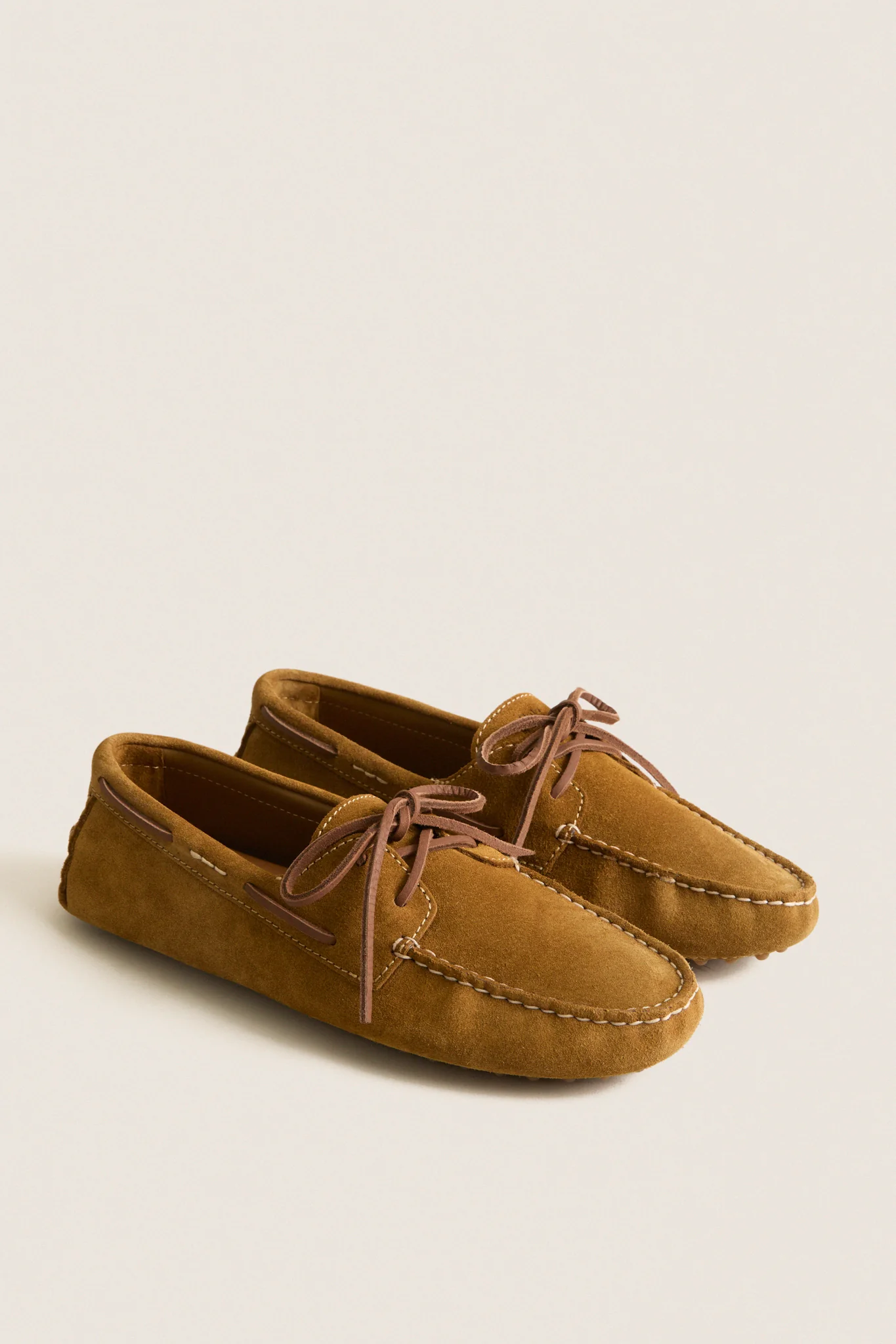 Artichoke Suede Driver Flats - Image 4