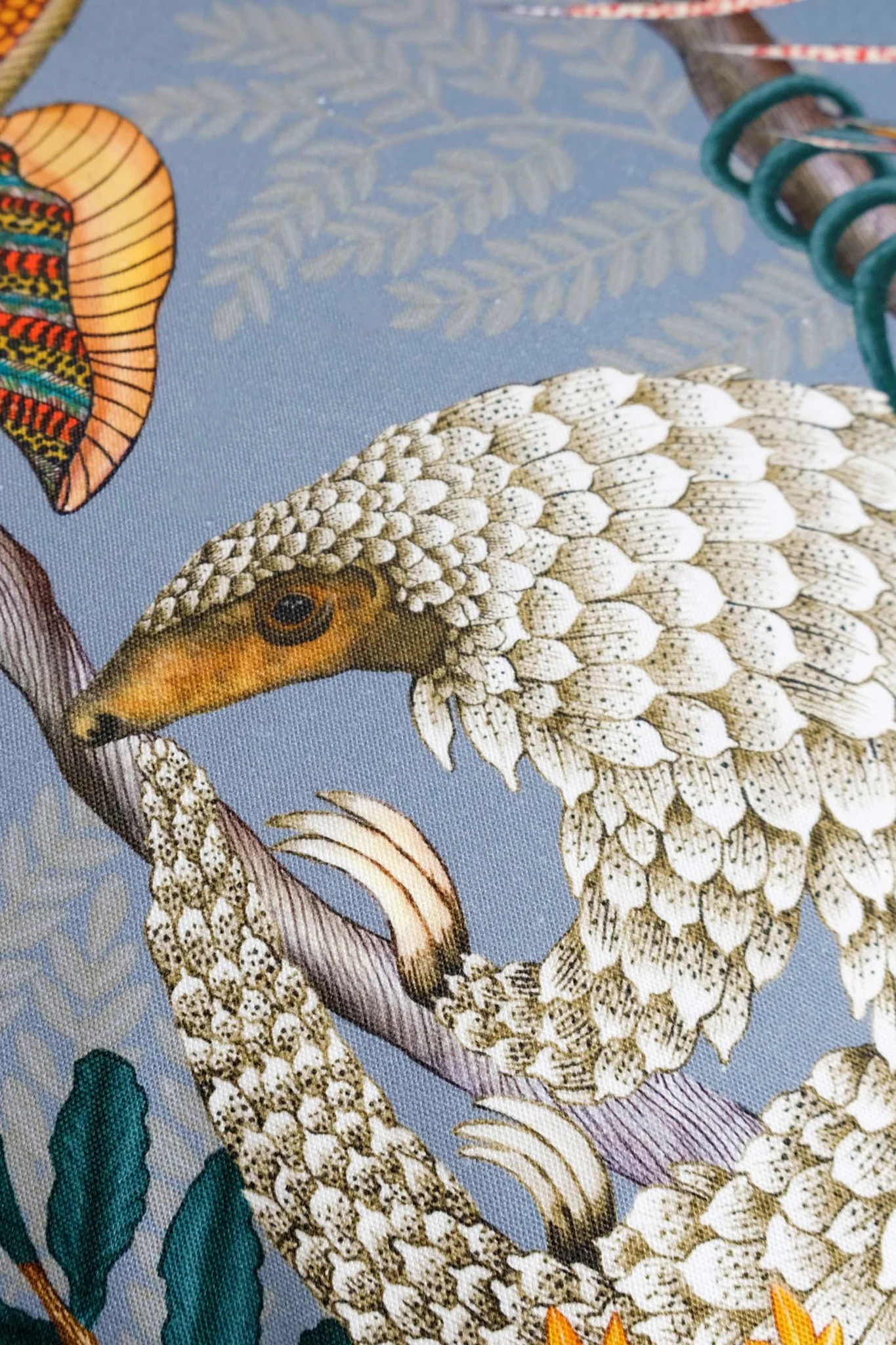 Ash Thanda Pangolin Cotton Pillow Cover - Image 4
