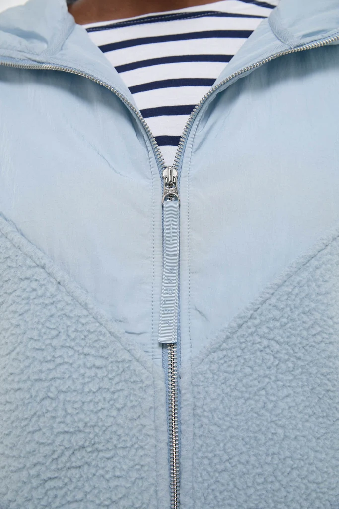 Ashley Blue Rosia Fleece Hoodie - Image 5