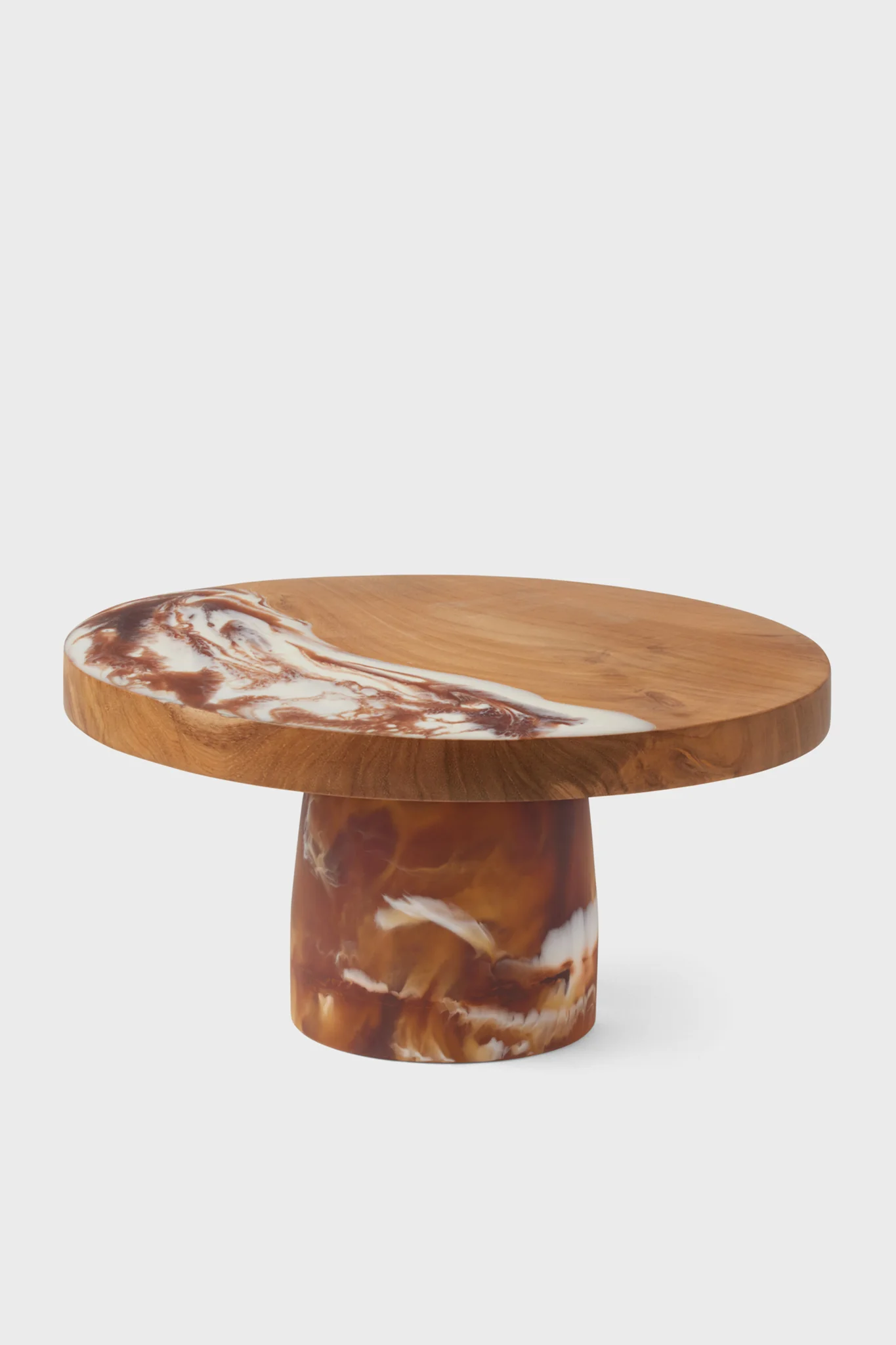 Austin Amber Swirled Cake Stand - Image 2