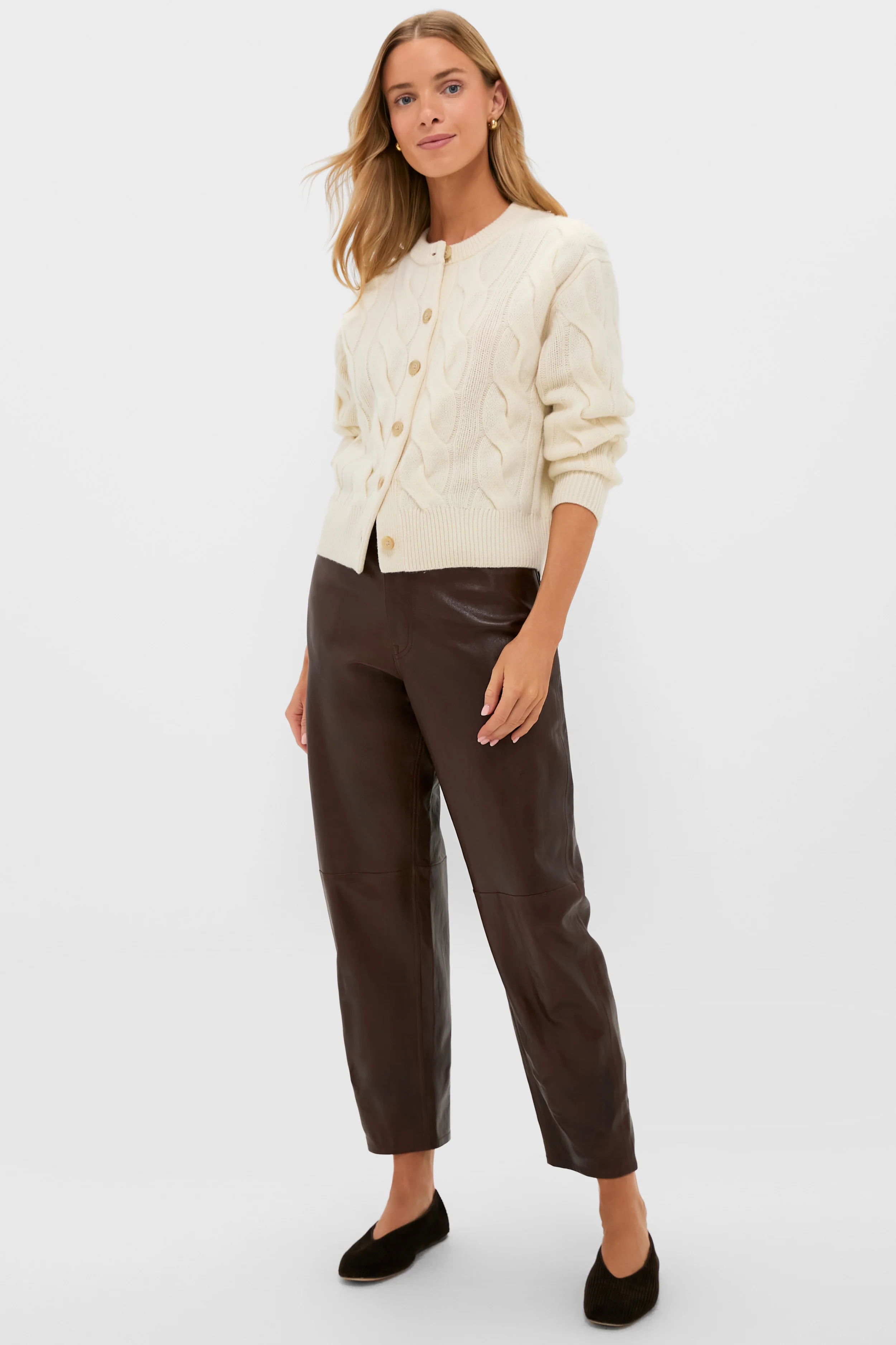 Authentic Cream Crewneck Cardigan - Image 6