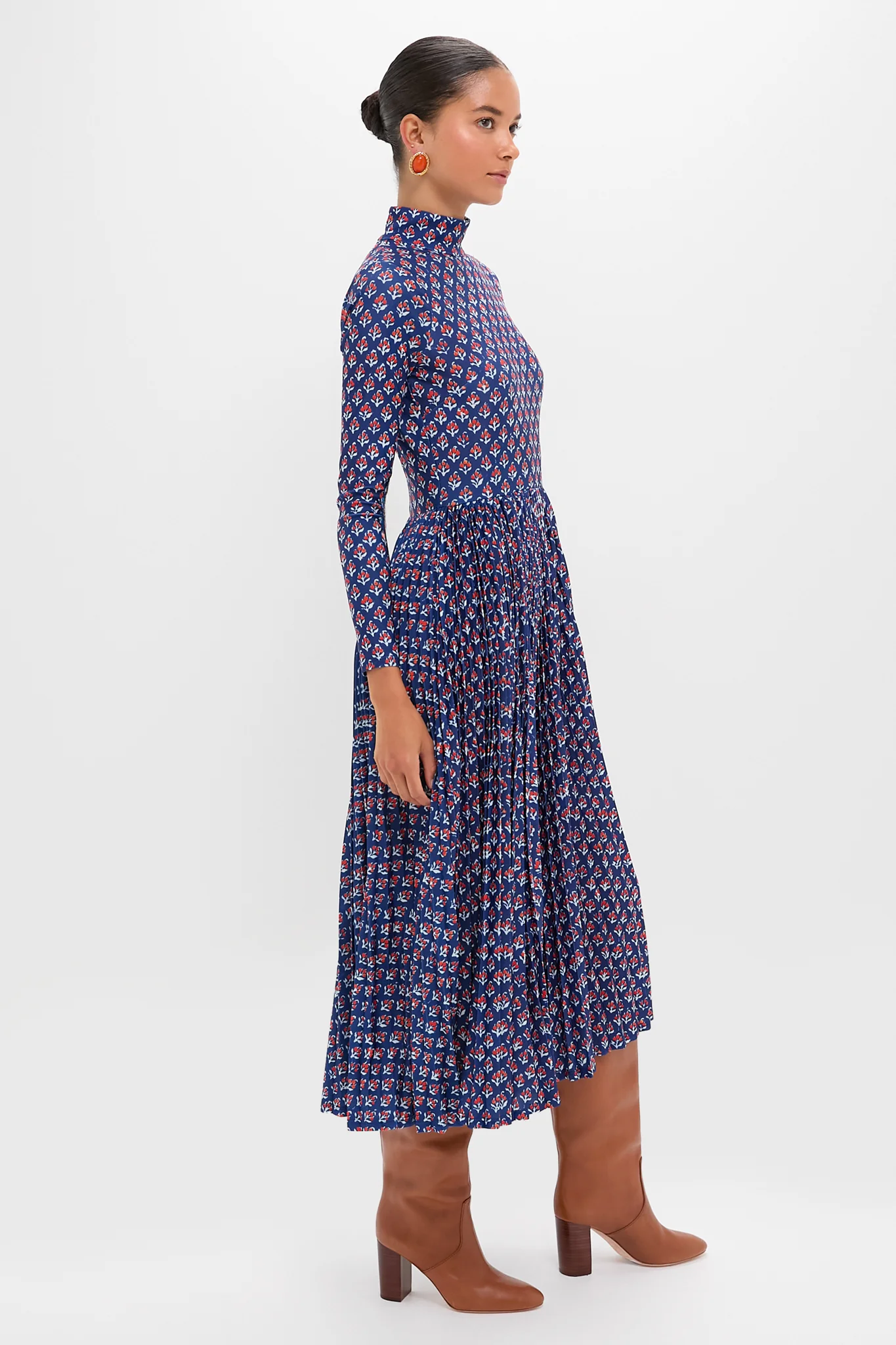 Autumn Fleur Navy Sabine Dress - Image 3
