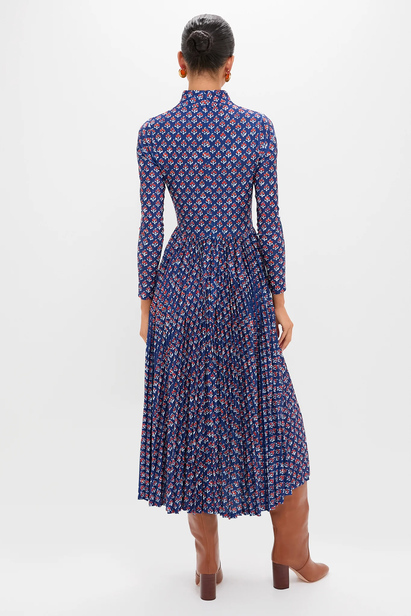 Autumn Fleur Navy Sabine Dress - Image 4
