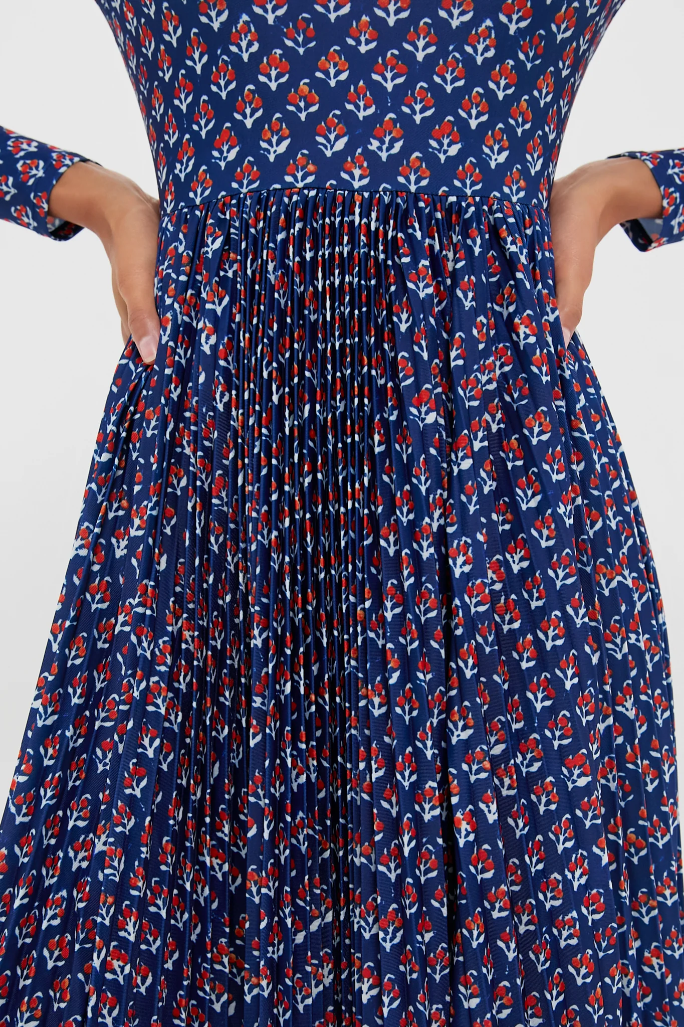 Autumn Fleur Navy Sabine Dress - Image 5
