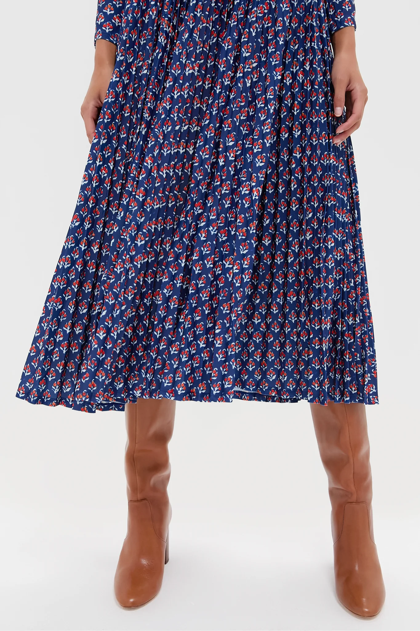Autumn Fleur Navy Sabine Dress - Image 6