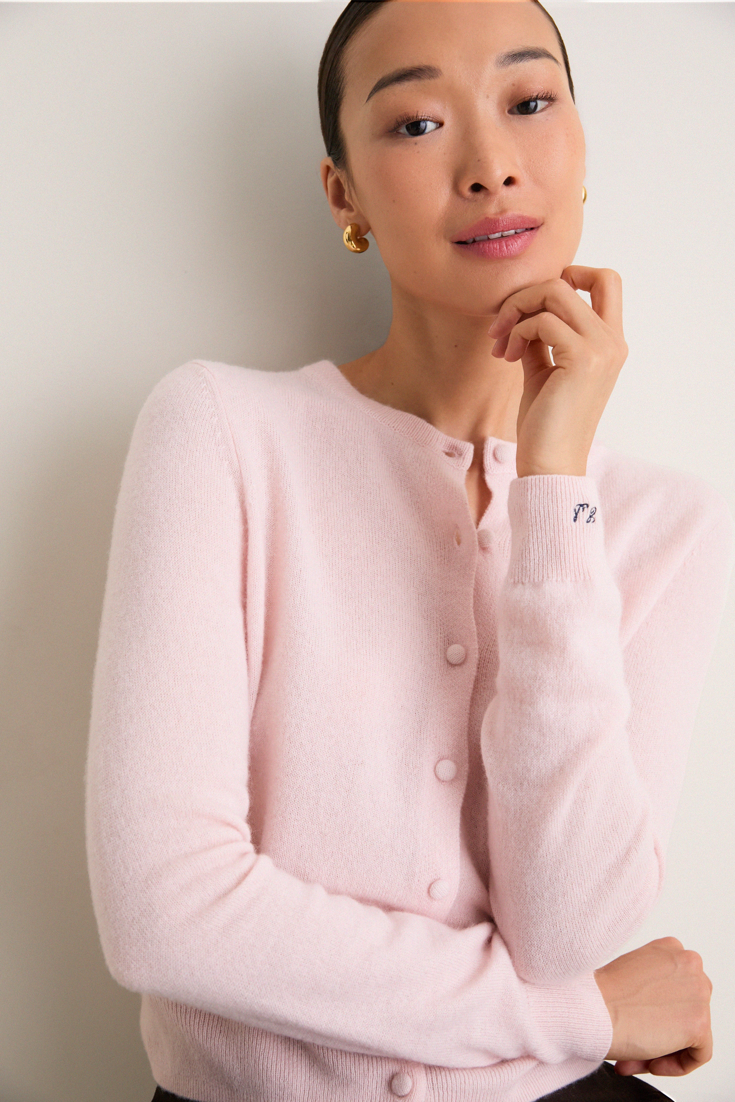 Ballet Slipper Cashmere Riley Cardigan - Image 5