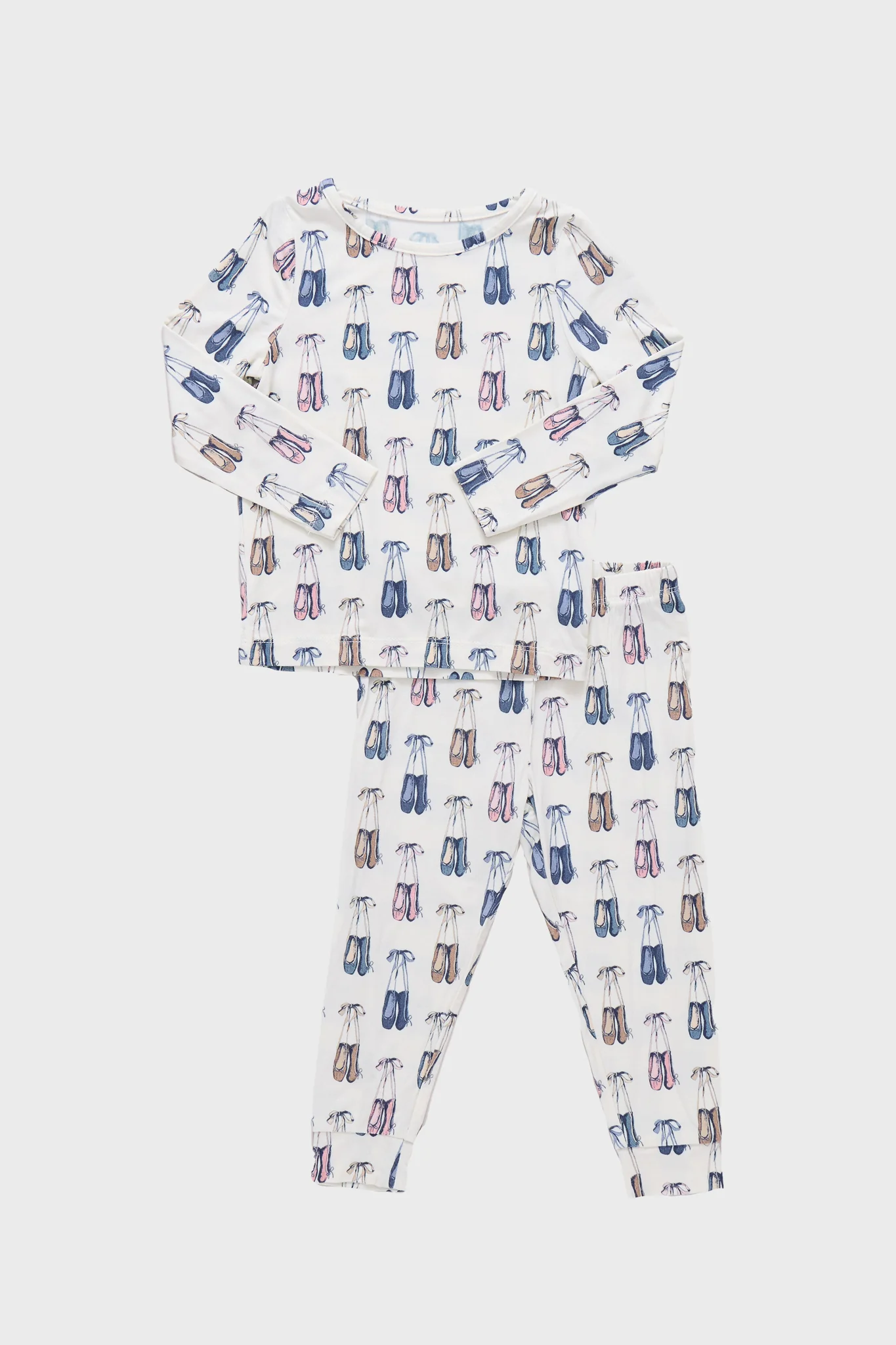 Ballet Slippers Kids Bamboo Pj Set - Image 5