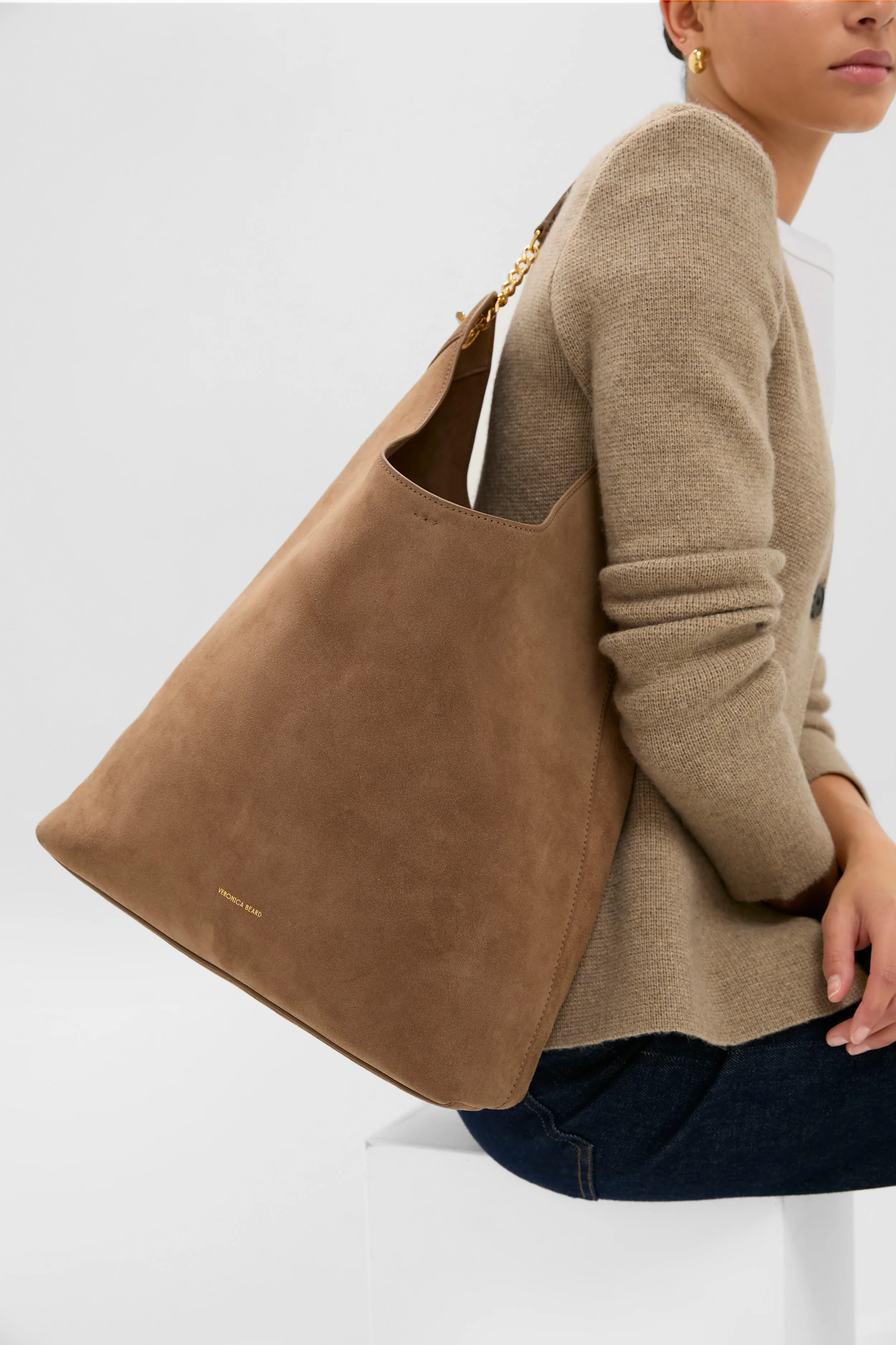 Bark Suede Jour Bag - Image 2