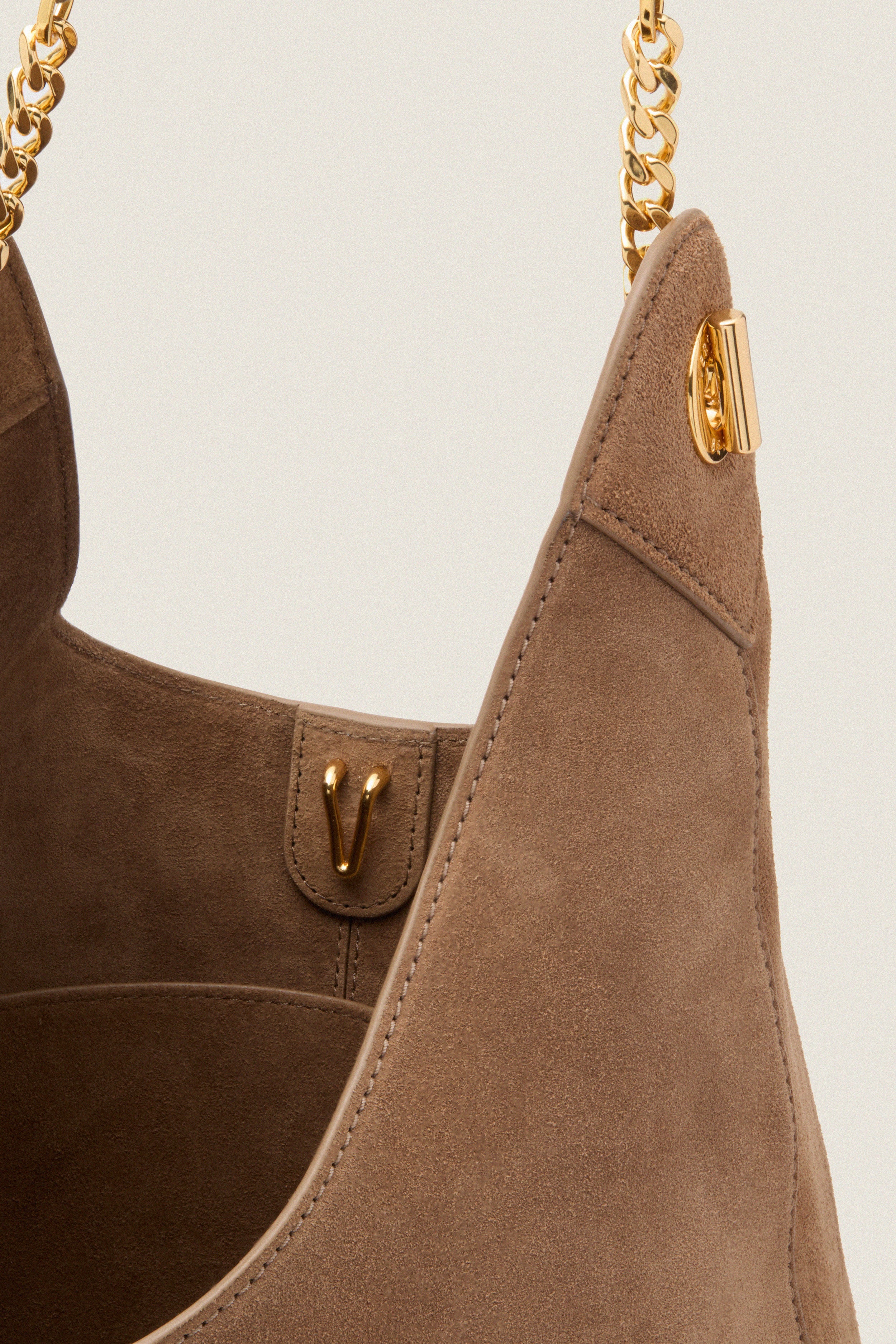 Bark Suede Jour Bag - Image 5