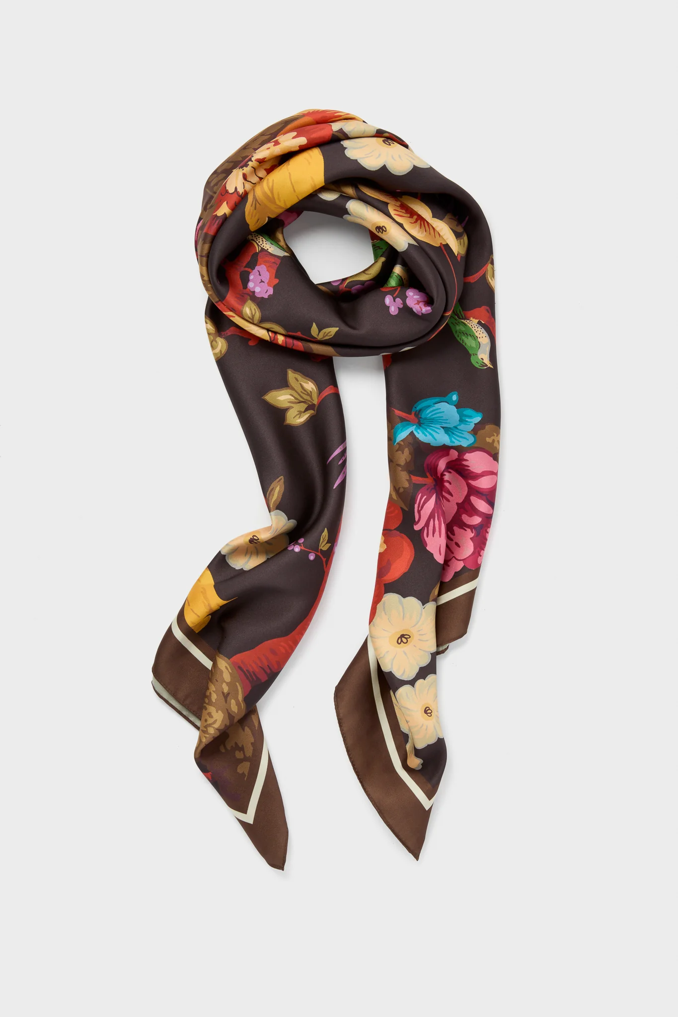 Baroque Floral Large Scarf - Image 3