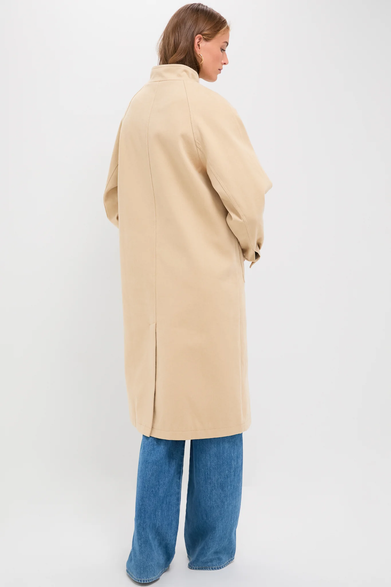 Beige and Navy Oakley Coat - Image 3