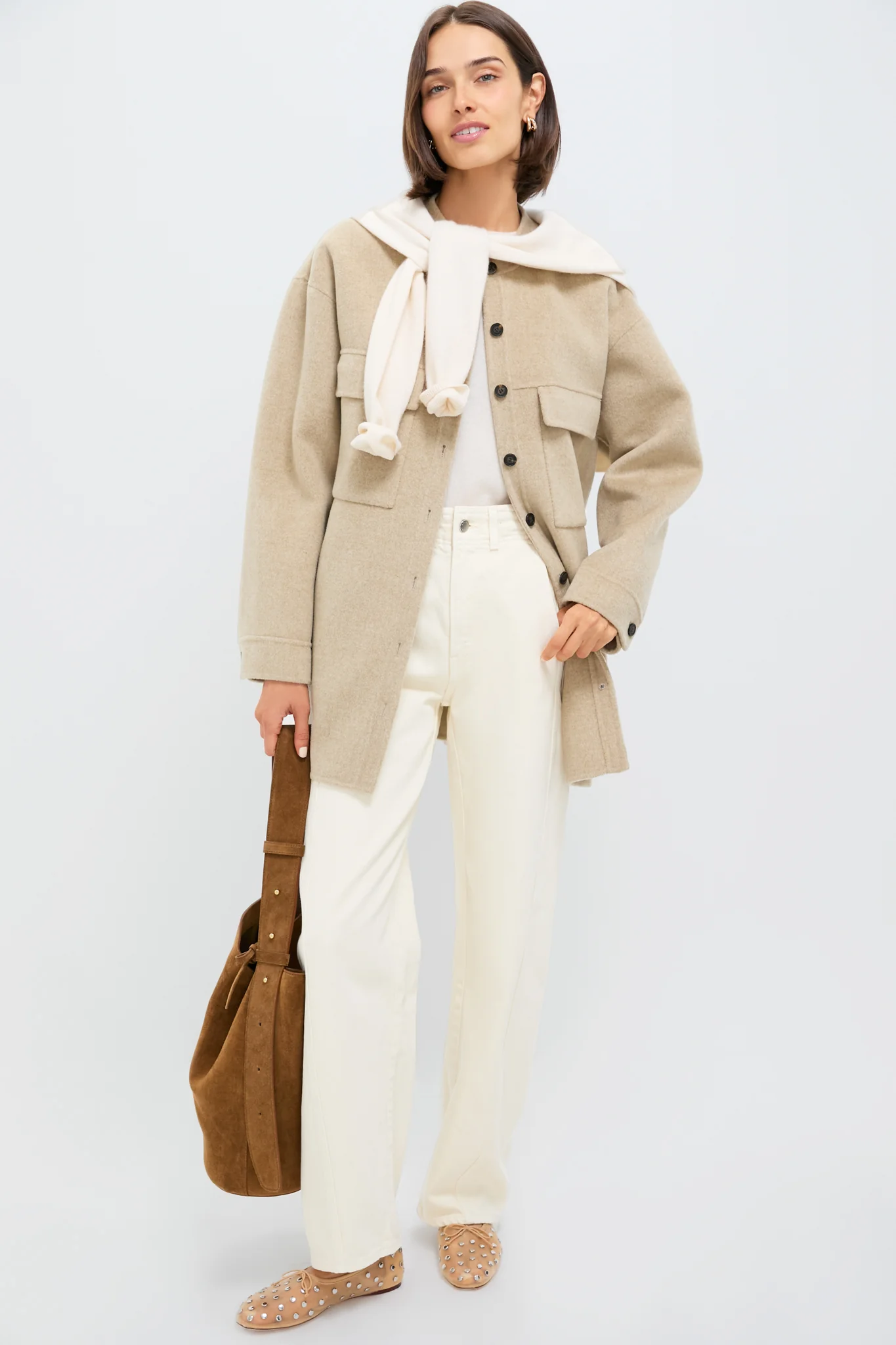 Beige Chine Florian Coat - Image 2