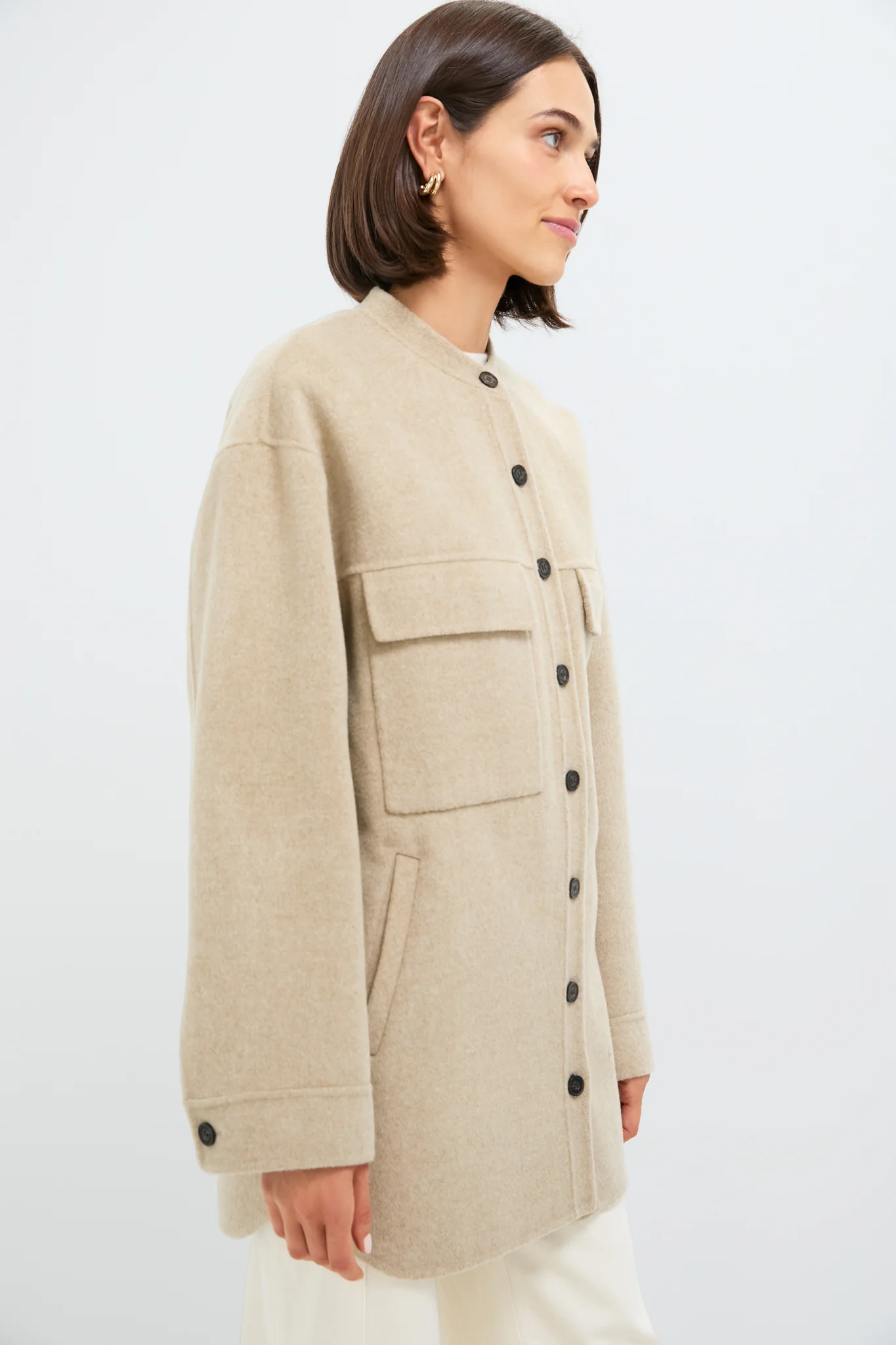 Beige Chine Florian Coat - Image 3