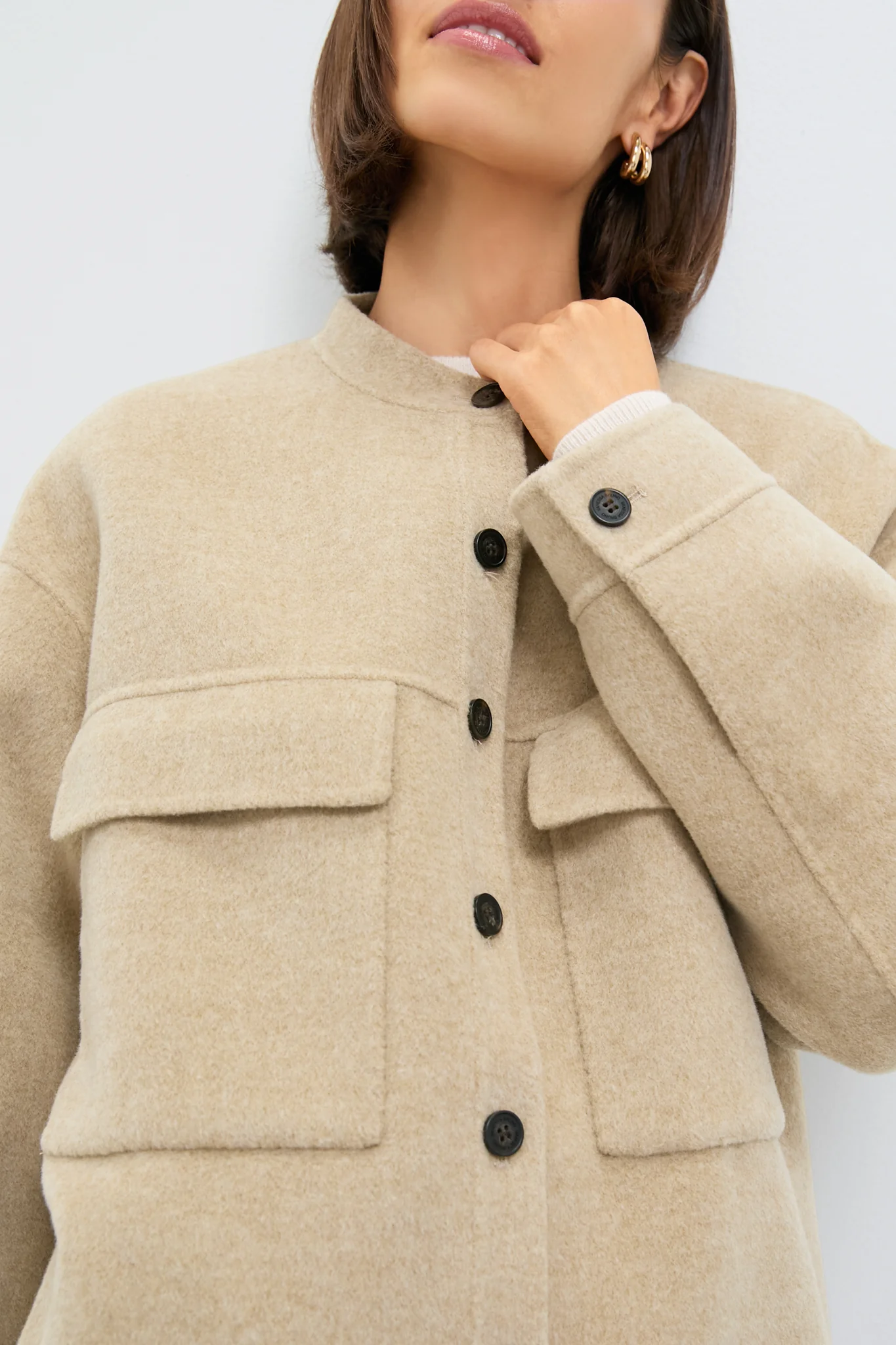 Beige Chine Florian Coat - Image 5