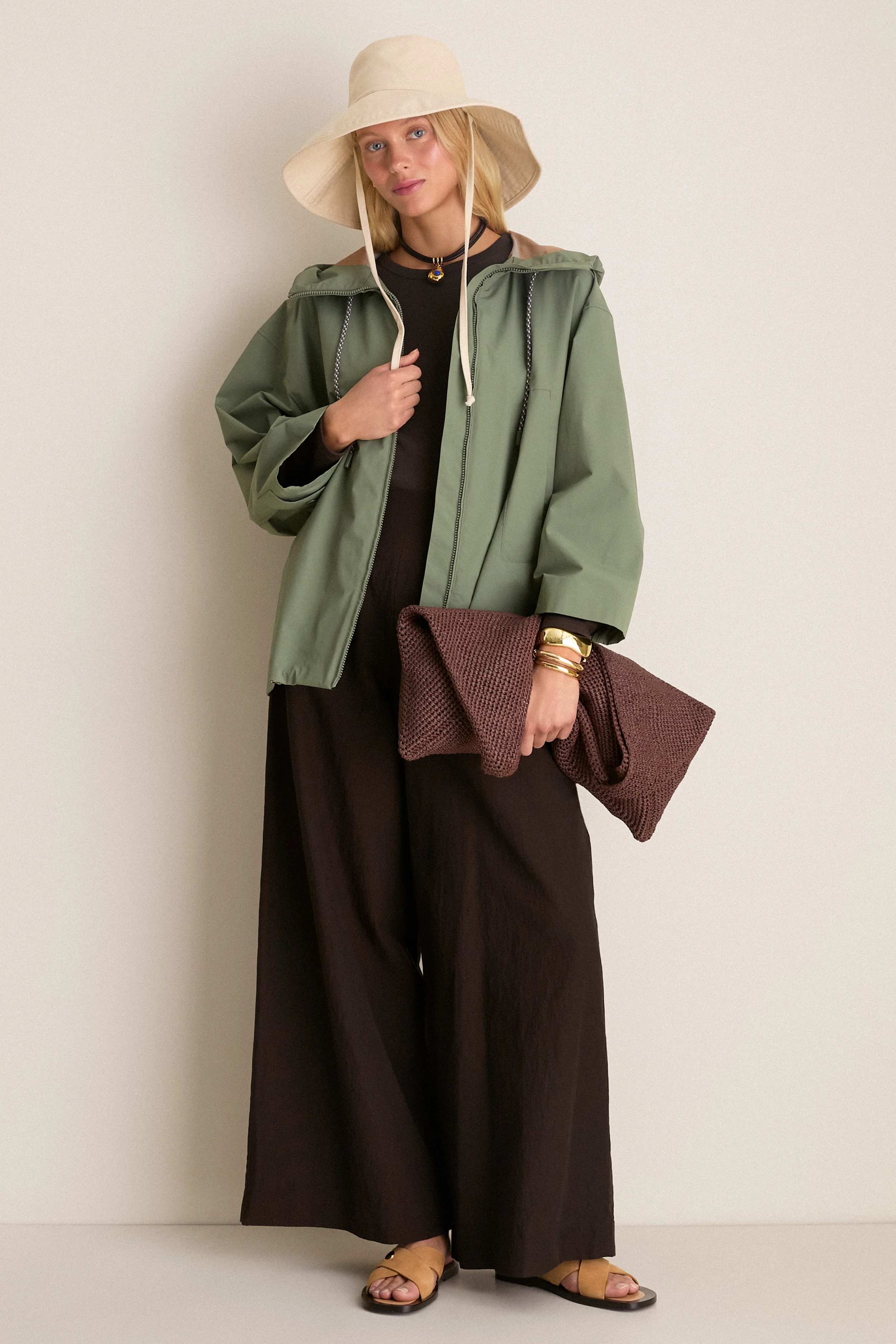 Beige Holiday Bucket Hat - Image 3