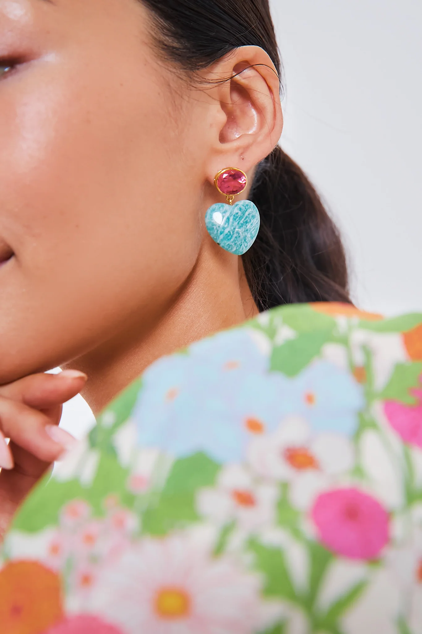 Berry Gemma Earrings - Image 2