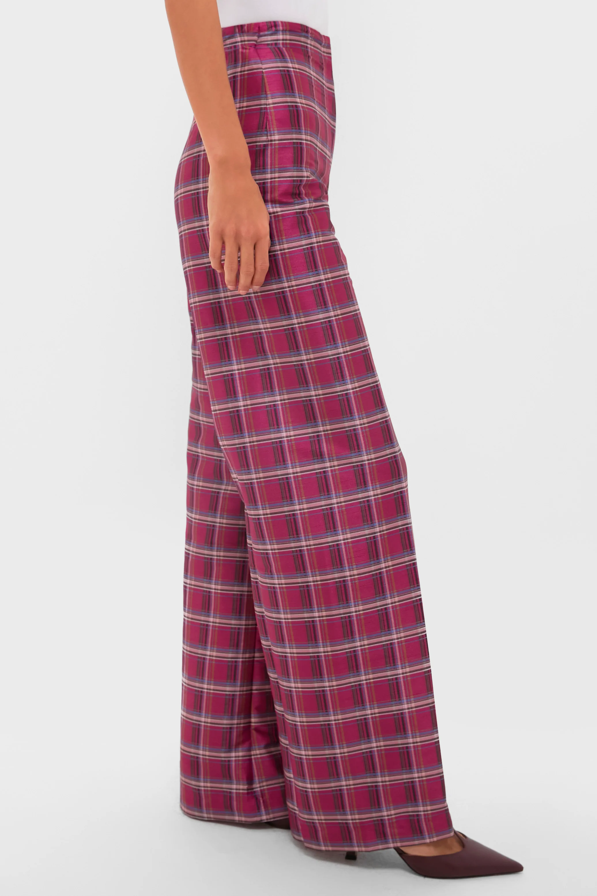 Berry Tartan Scarlett Pants - Image 3