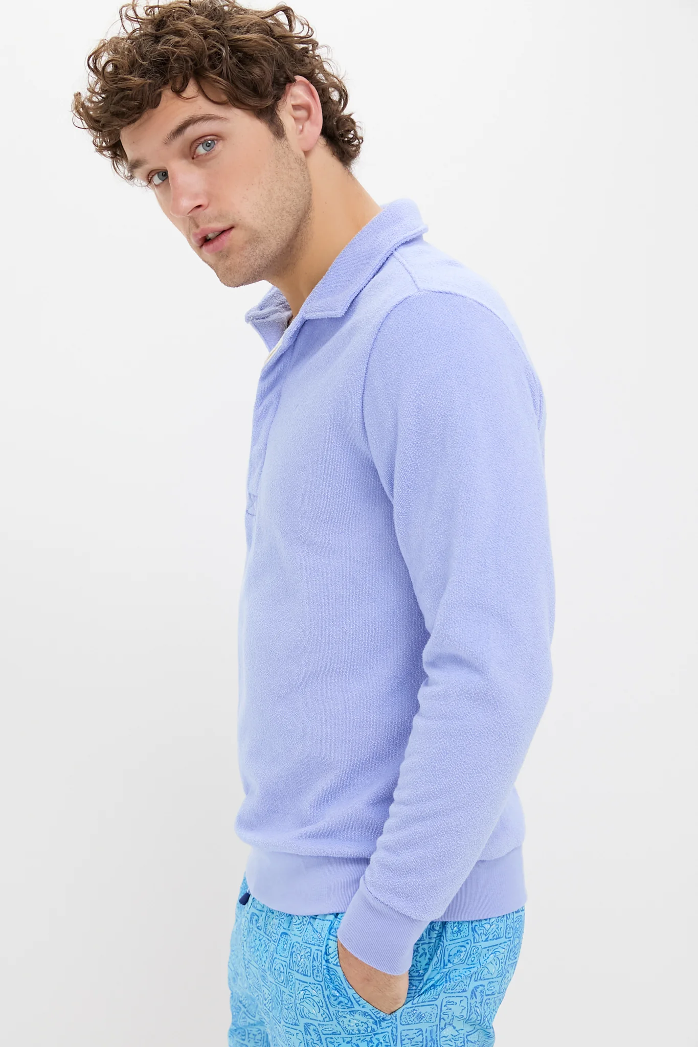 Big Chill Terry Collared Sweatshirt - Image 3