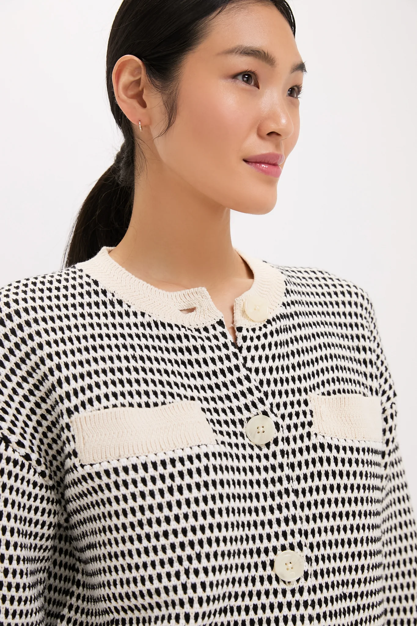 Birch Multi Stitch Tidewell Textured Knit Jacket - Image 5